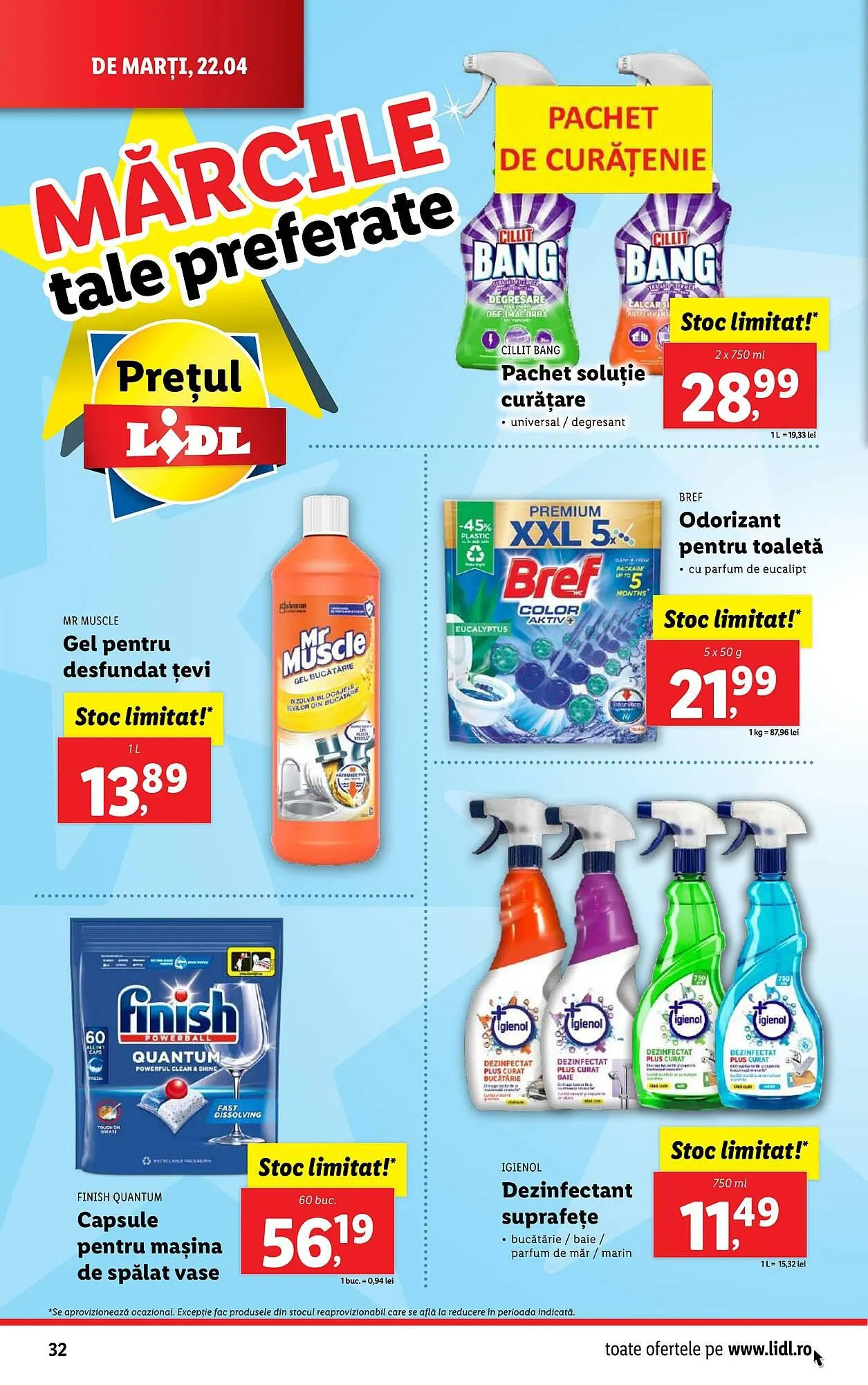Catalog Catalog Lidl de la 22 aprilie până la 27 aprilie 2025 - Revista Pagina 32