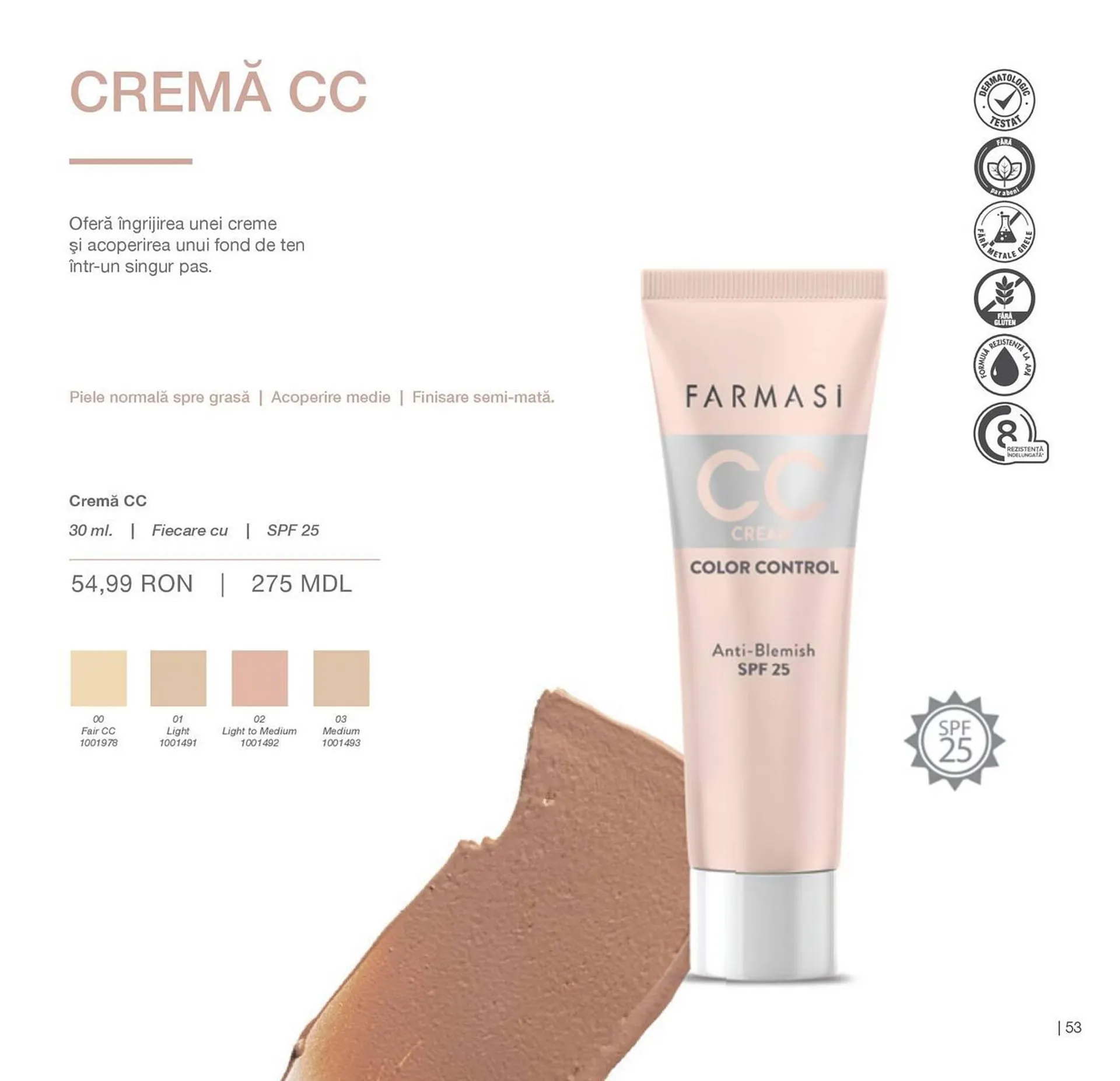 Catalog Catalog Farmasi de la 1 aprilie până la 31 august 2026 - Revista Pagina 53