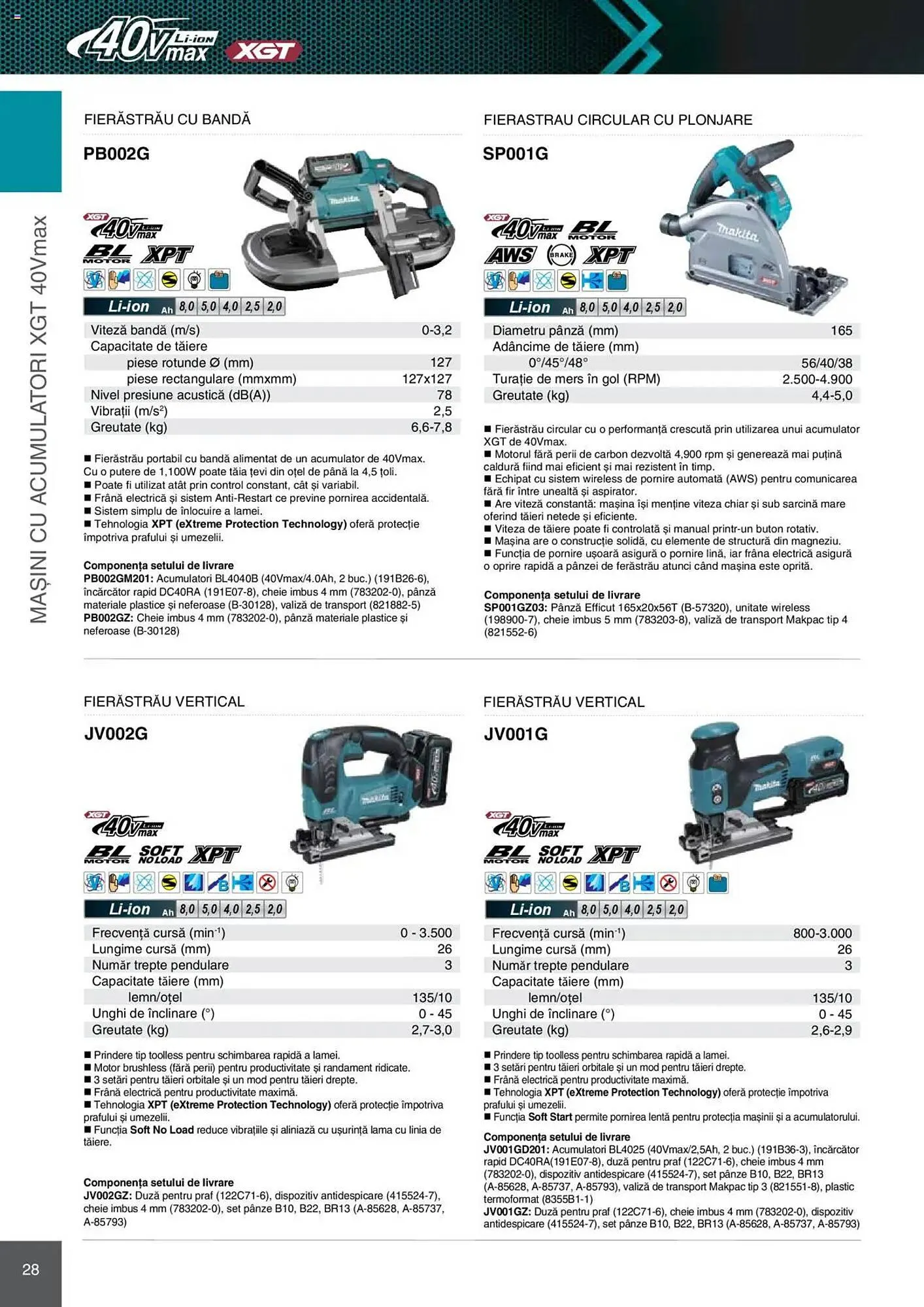 Catalog Catalog Makita de la 8 ianuarie până la 31 decembrie 2025 - Revista Pagina 28