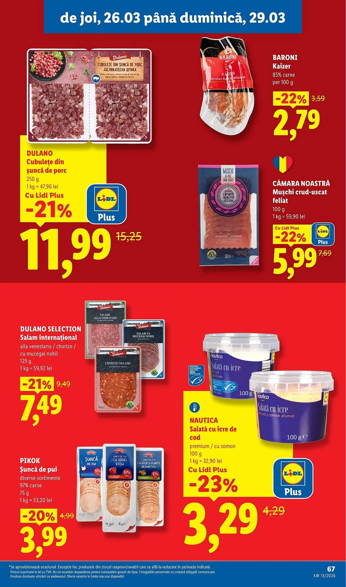 Catalog Catalog Lidl de la 23 martie până la 29 martie 2026 - Revista Pagina 67