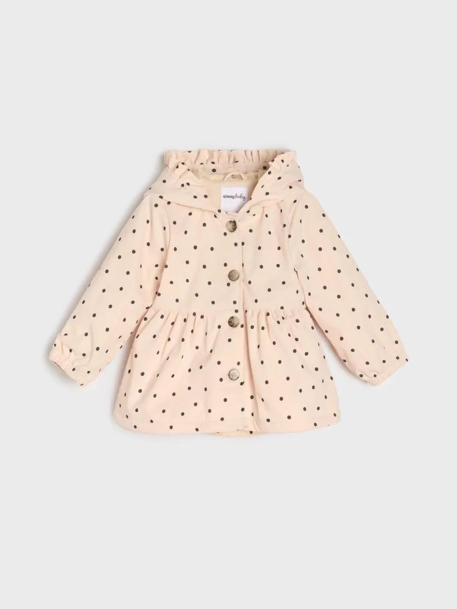 Jachetă de tranziție cu glugă