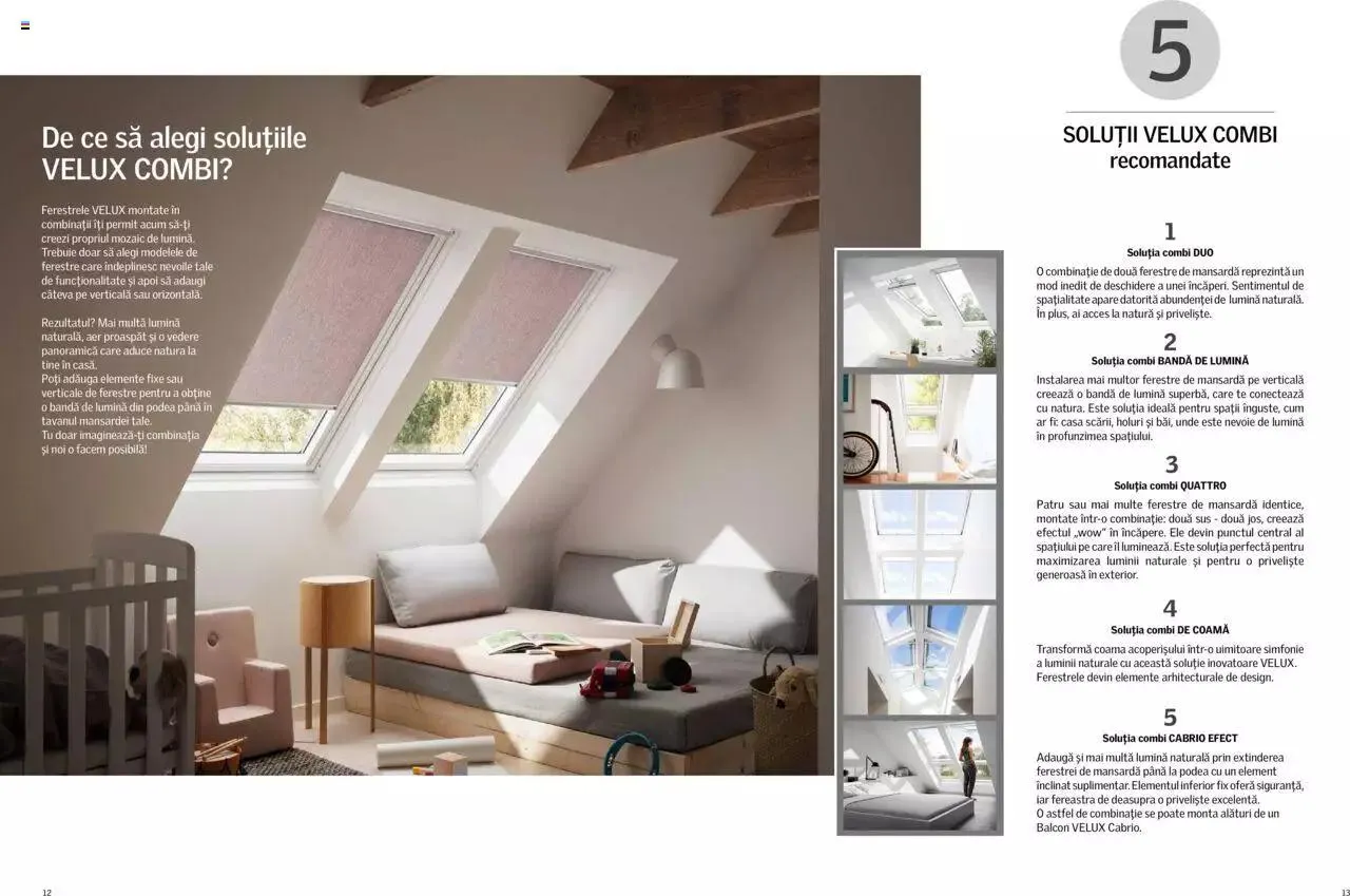 Catalog Velux catalog - Soluții VELUX pentru o mansardă inspirată 2022 de la 1 martie până la 31 decembrie 2023 - Revista Pagina 7