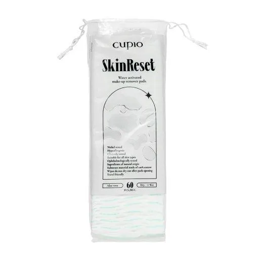 Dischete organice cu demachiant si Aloe Vera Cupio SkinReset