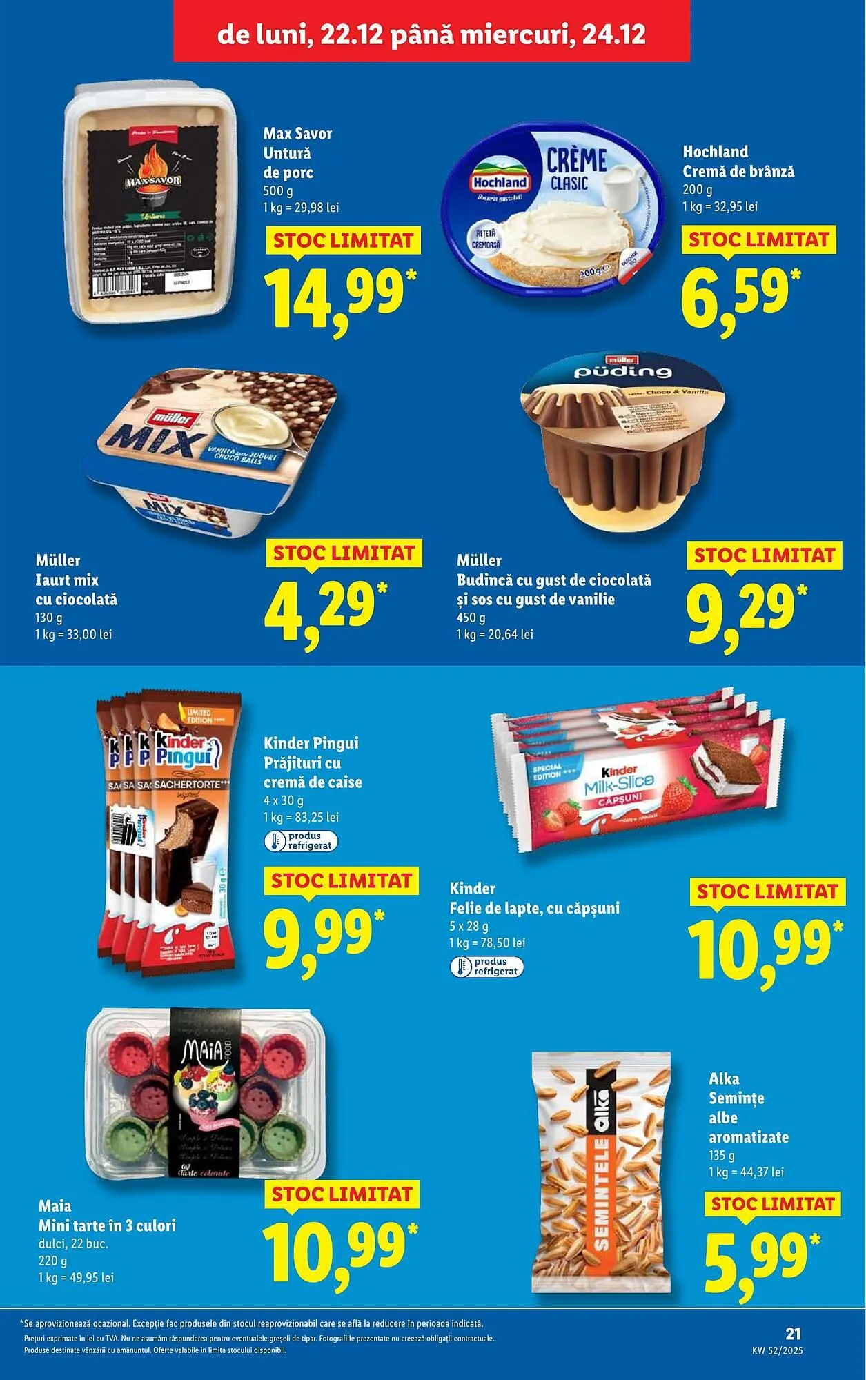 Catalog Catalog Lidl de la 22 decembrie până la 24 decembrie 2025 - Revista Pagina 21