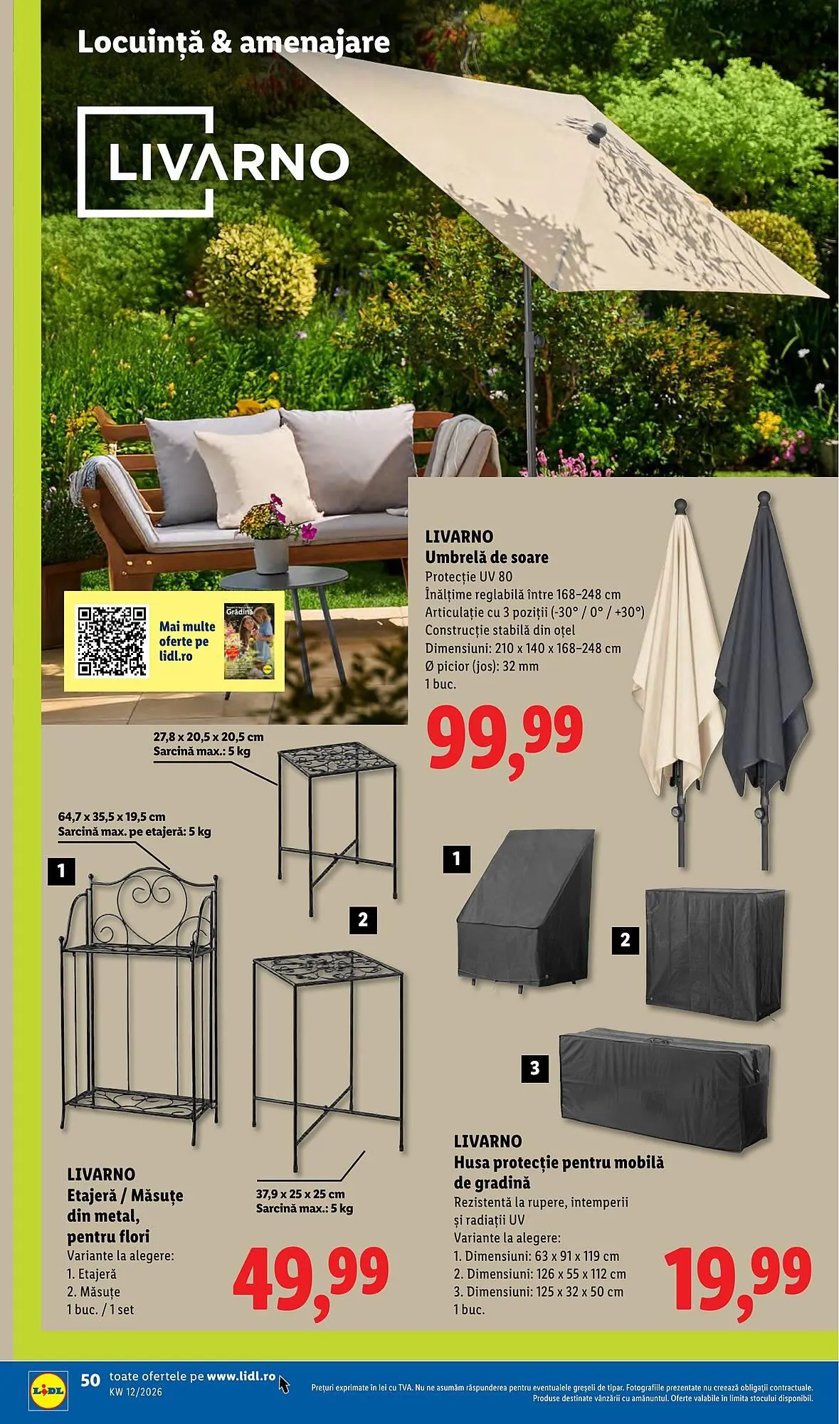 Catalog Catalog Lidl de la 16 martie până la 22 martie 2026 - Revista Pagina 50