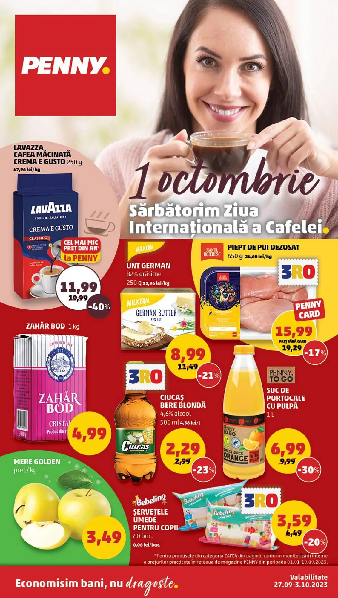 Catalog Penny catalog de la 27 septembrie până la 3 octombrie 2023 - Revista Pagina 1