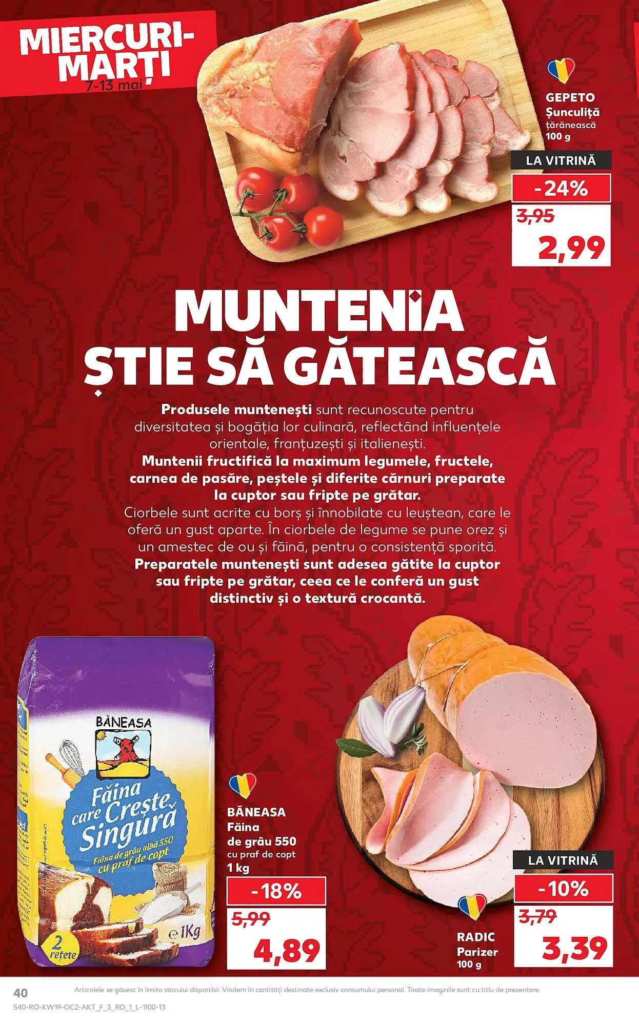 Catalog Catalog Kaufland de la 7 mai până la 13 mai 2025 - Revista Pagina 40