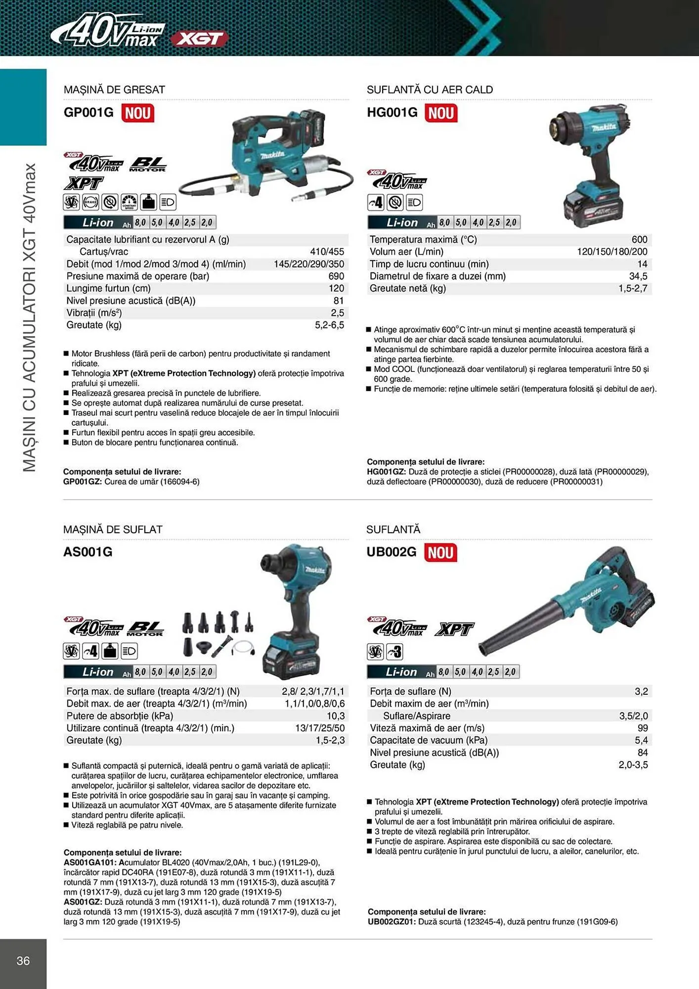 Catalog Catalog Makita de la 28 aprilie până la 31 decembrie 2026 - Revista Pagina 36