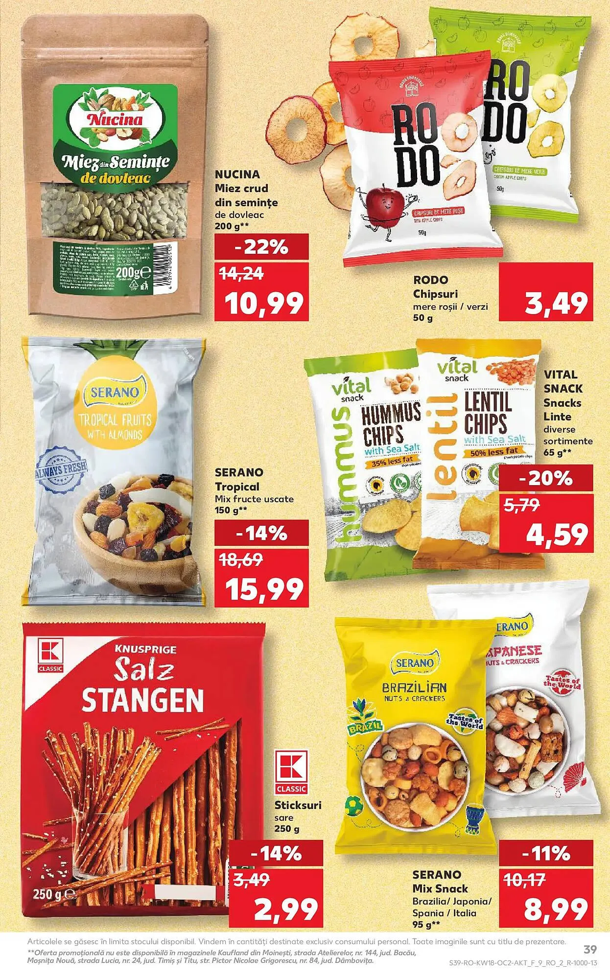 Catalog Catalog Kaufland de la 29 aprilie până la 5 mai 2026 - Revista Pagina 39