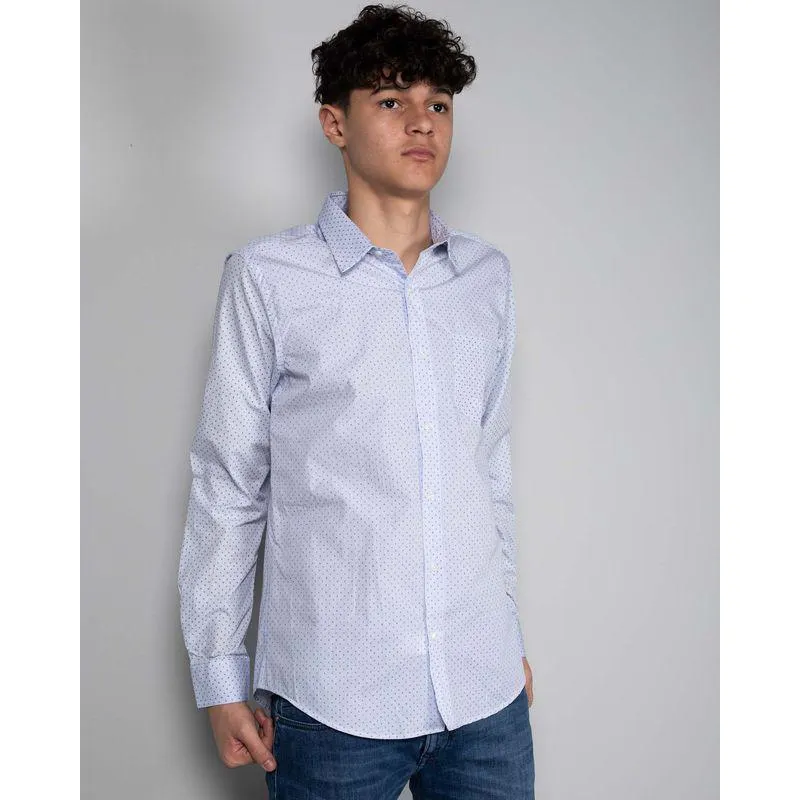 Camasa din bumbac cu imprimeu 24KOS01014