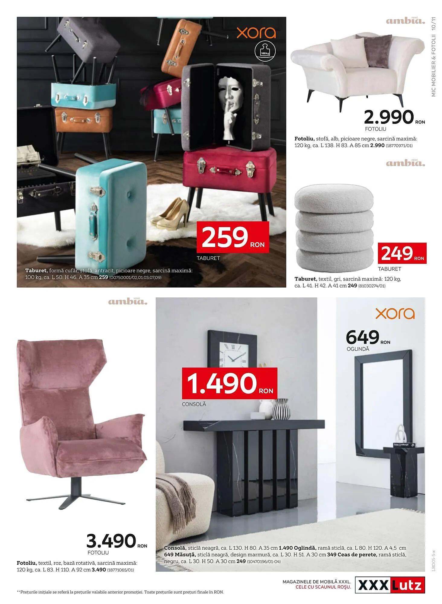 Catalog Catalog XXXLutz de la 5 mai până la 31 decembrie 2025 - Revista Pagina 11