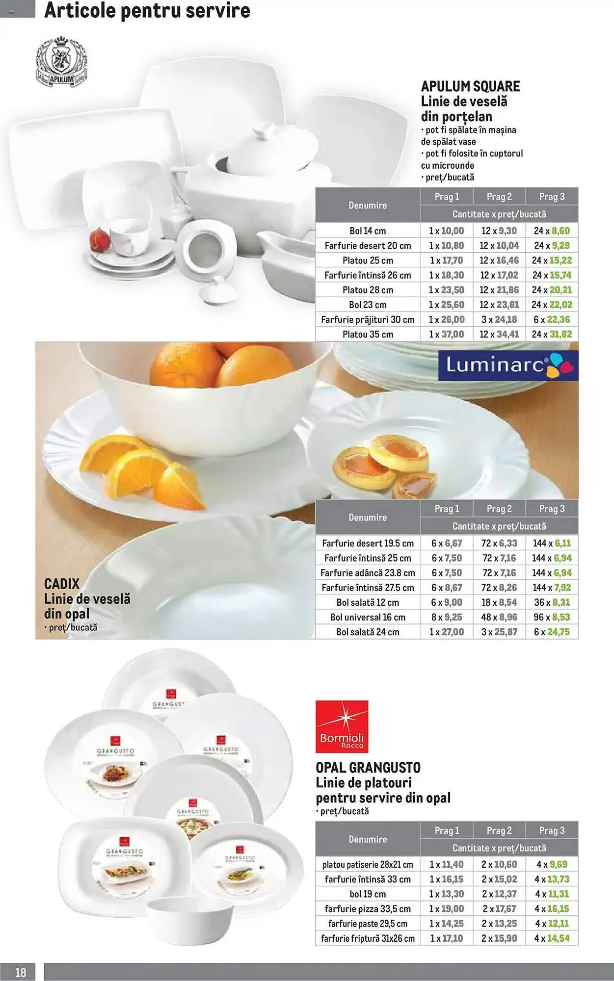 Catalog Catalog Metro de la 30 iunie până la 30 septembrie 2025 - Revista Pagina 18