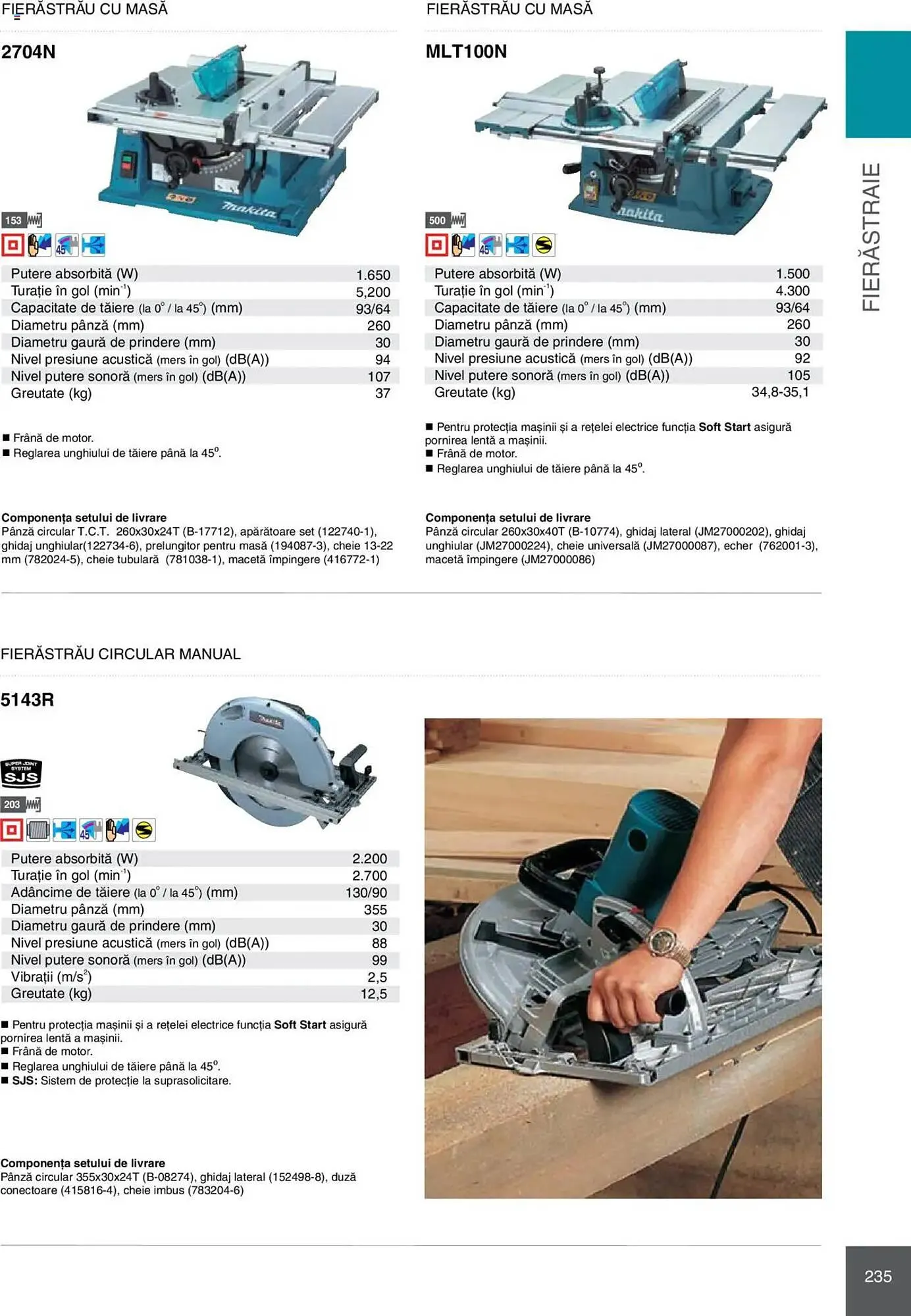 Catalog Catalog Makita de la 8 ianuarie până la 31 decembrie 2025 - Revista Pagina 235