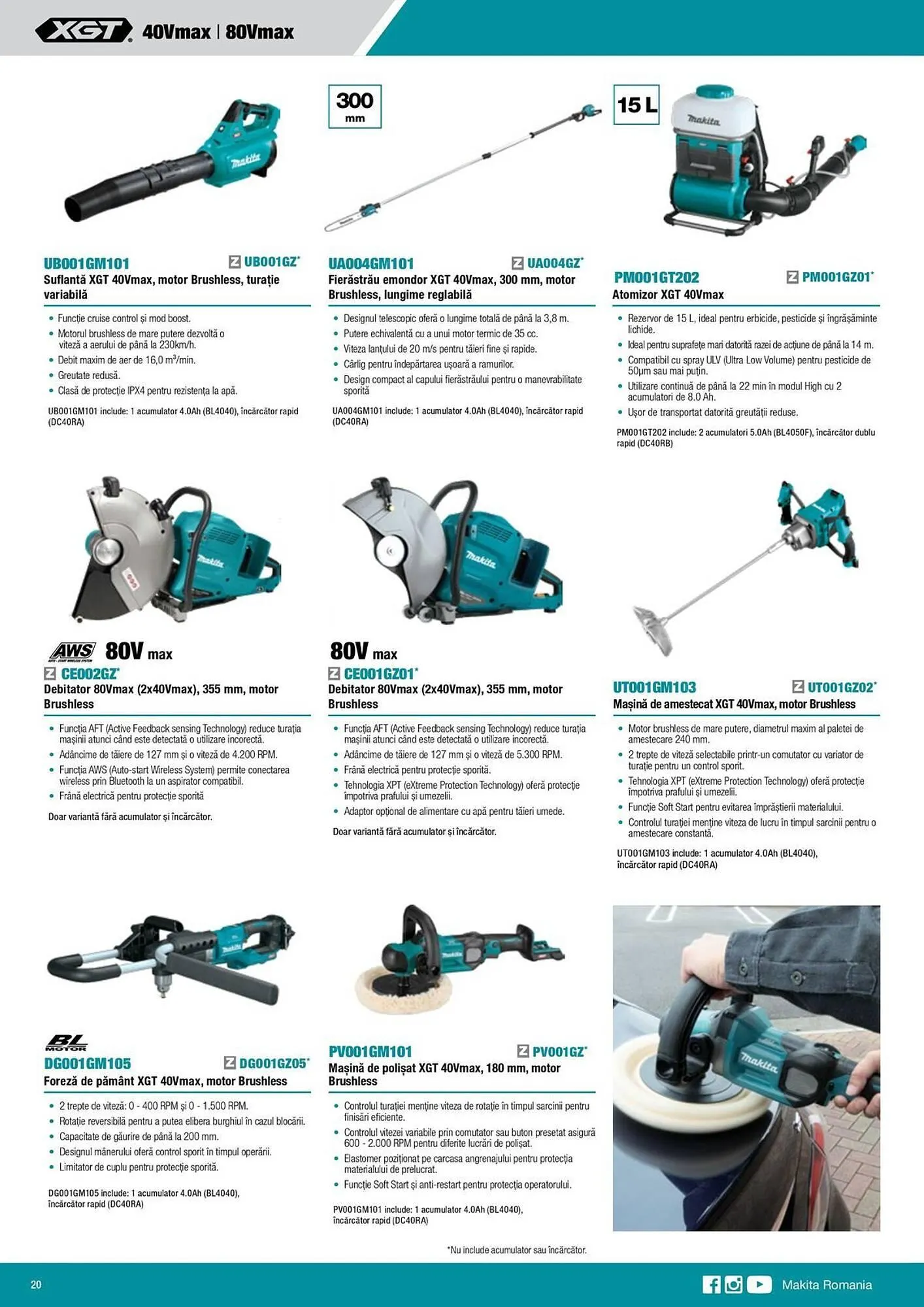 Catalog Catalog Makita de la 11 aprilie până la 28 octombrie 2025 - Revista Pagina 20
