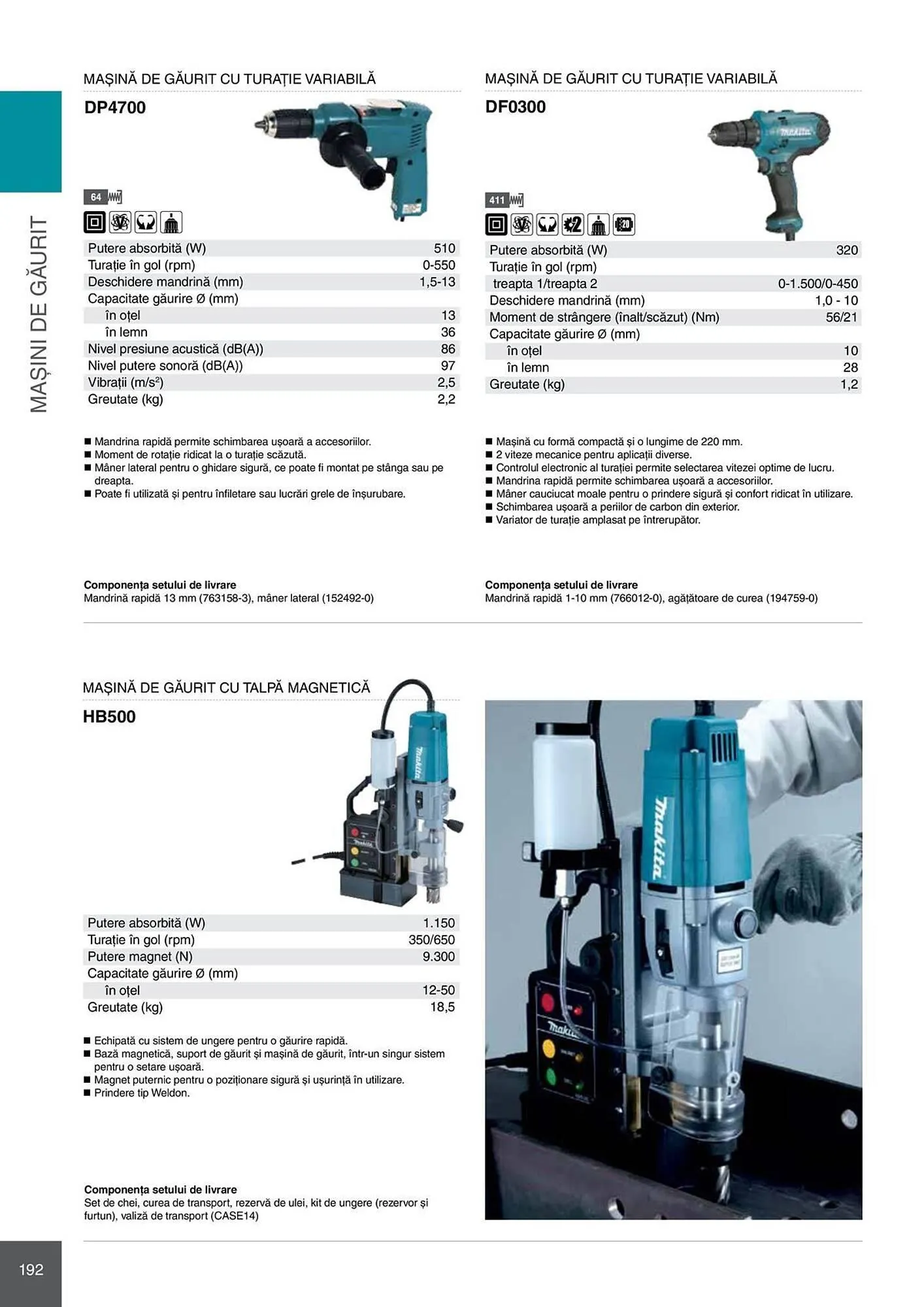 Catalog Catalog Makita de la 28 aprilie până la 31 decembrie 2026 - Revista Pagina 192