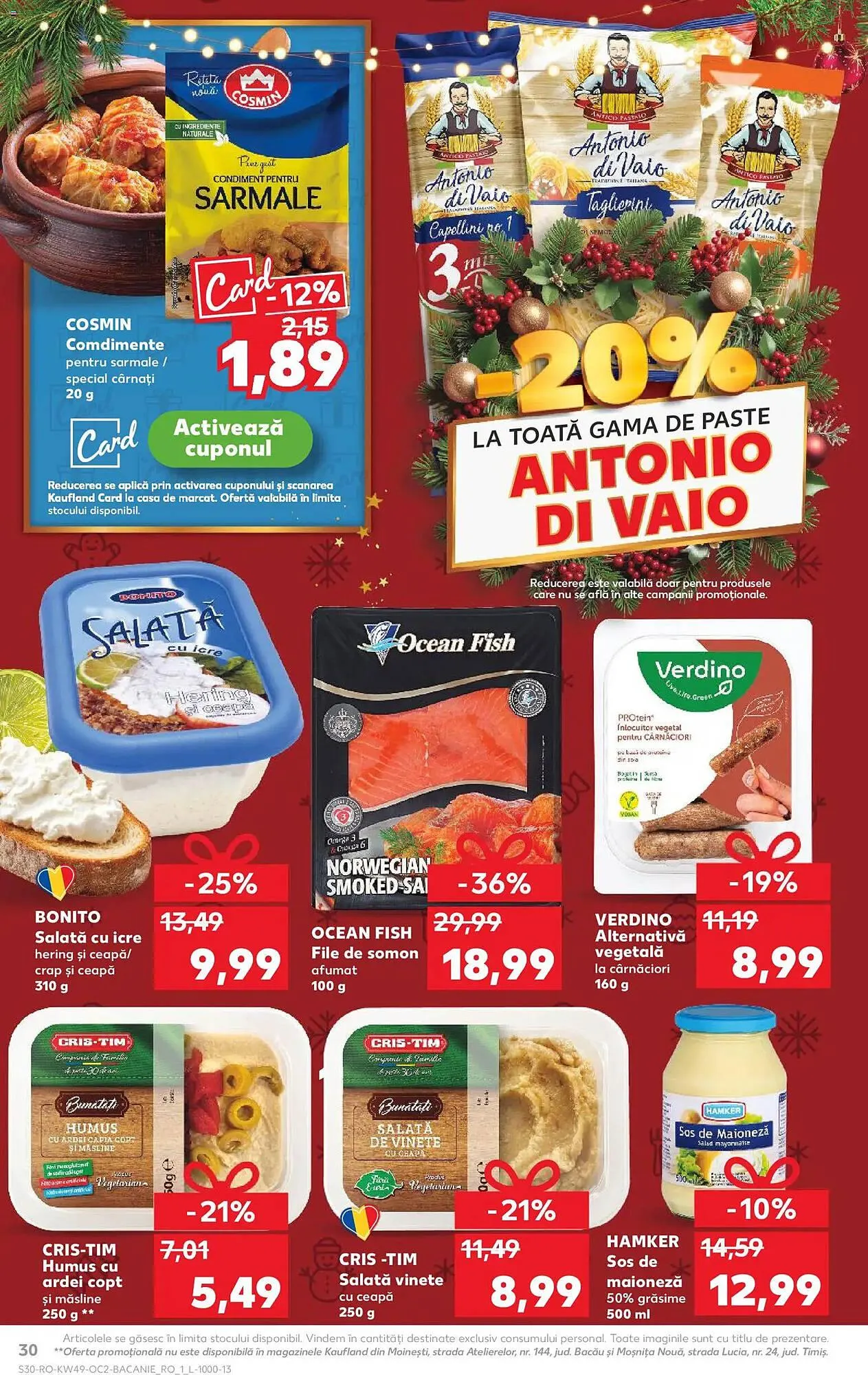 Catalog Catalog Kaufland de la 3 decembrie până la 9 decembrie 2025 - Revista Pagina 30