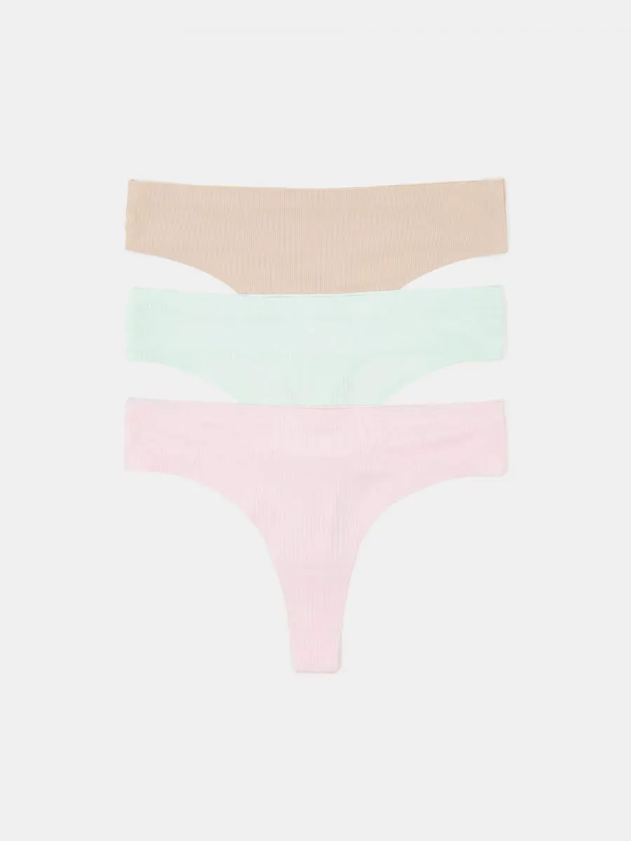 Set de 3 perechi de chiloți fără cusături