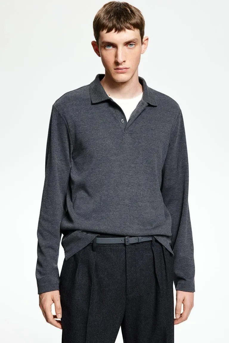 Bluză polo Regular Fit