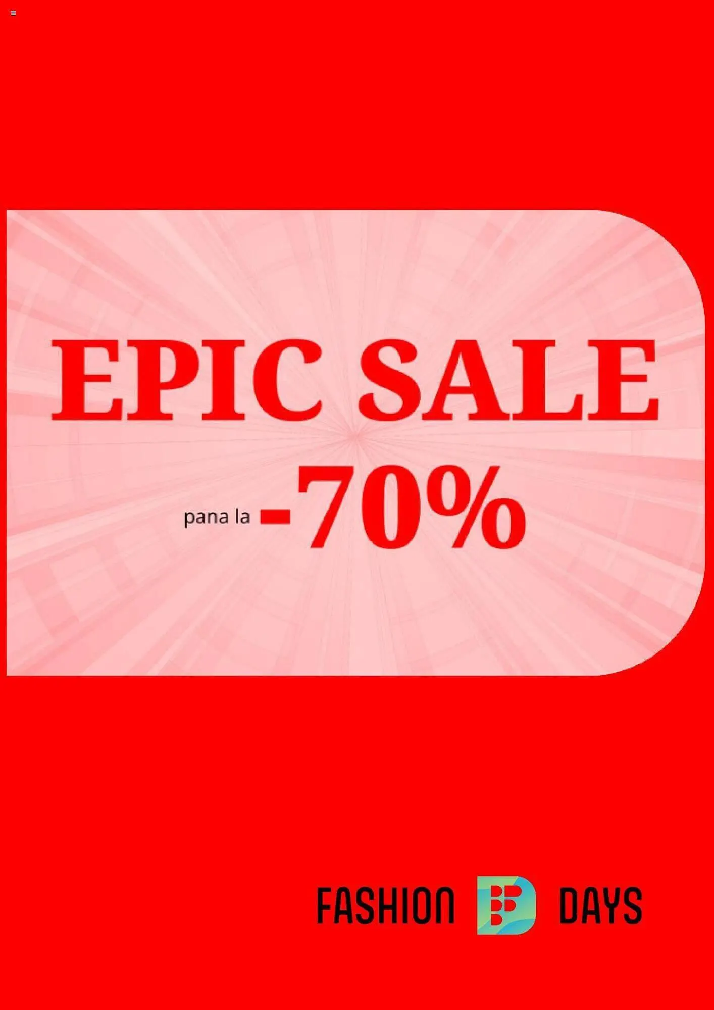 Catalog Fashion Days catalog de la 3 iulie până la 20 iulie 2023 - Revista Pagina 1