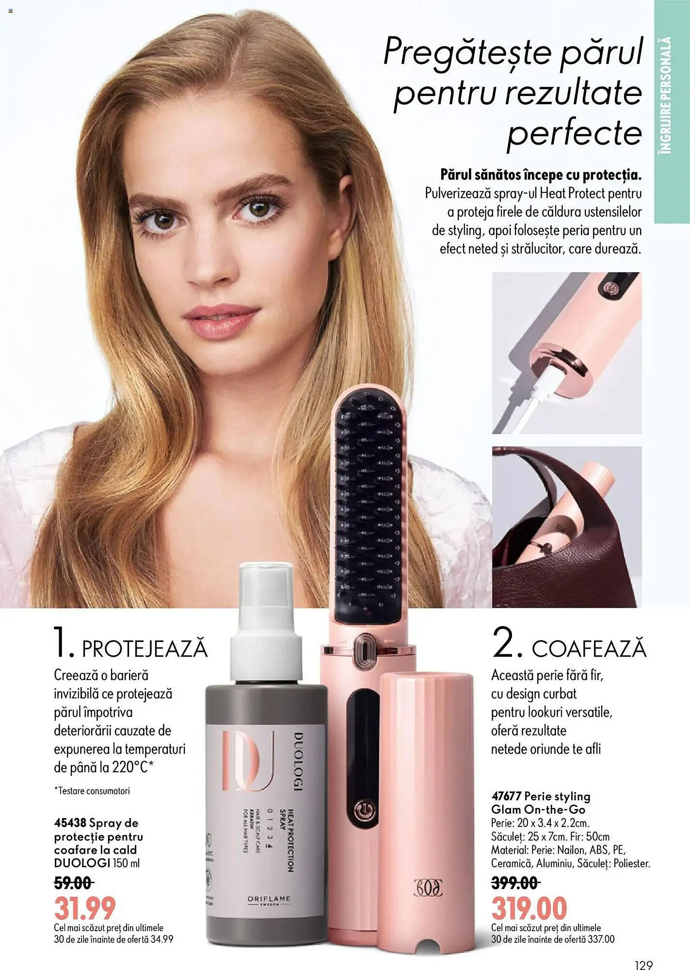 Catalog Catalog Oriflame de la 17 iunie până la 7 iulie 2026 - Revista Pagina 129