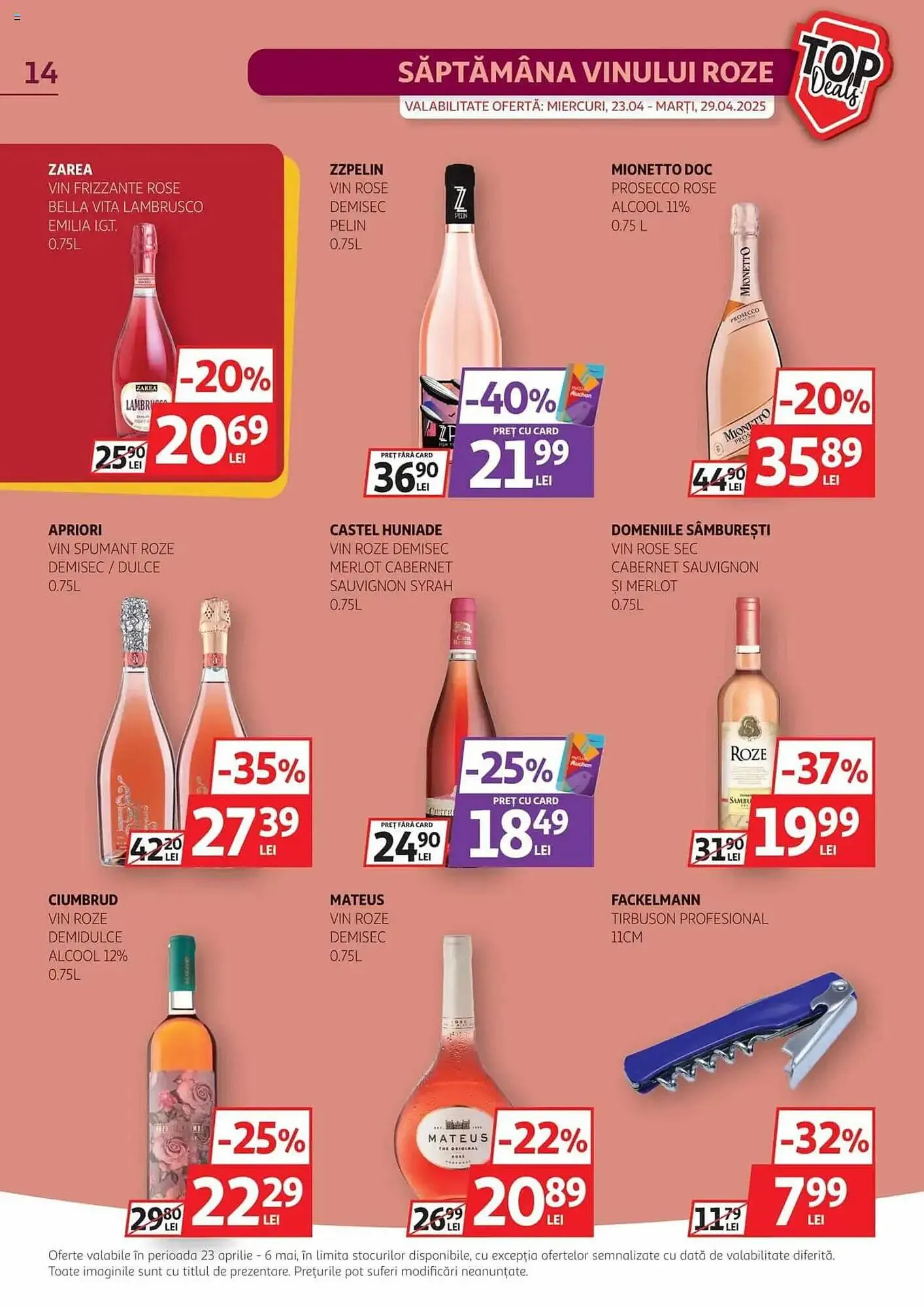 Catalog Catalog Auchan de la 23 aprilie până la 6 mai 2025 - Revista Pagina 14