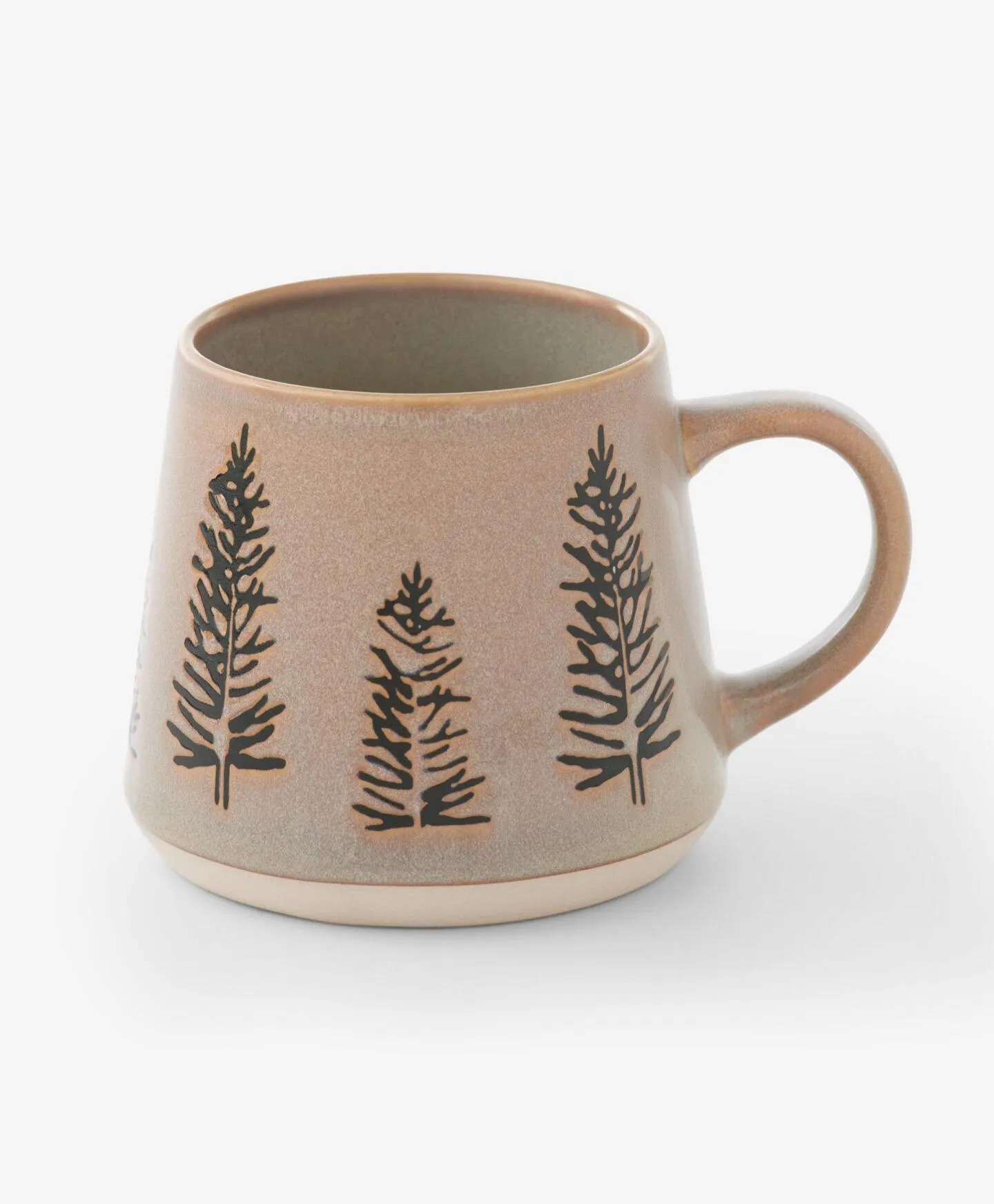 kerámia bögre karácsonyfa mintával