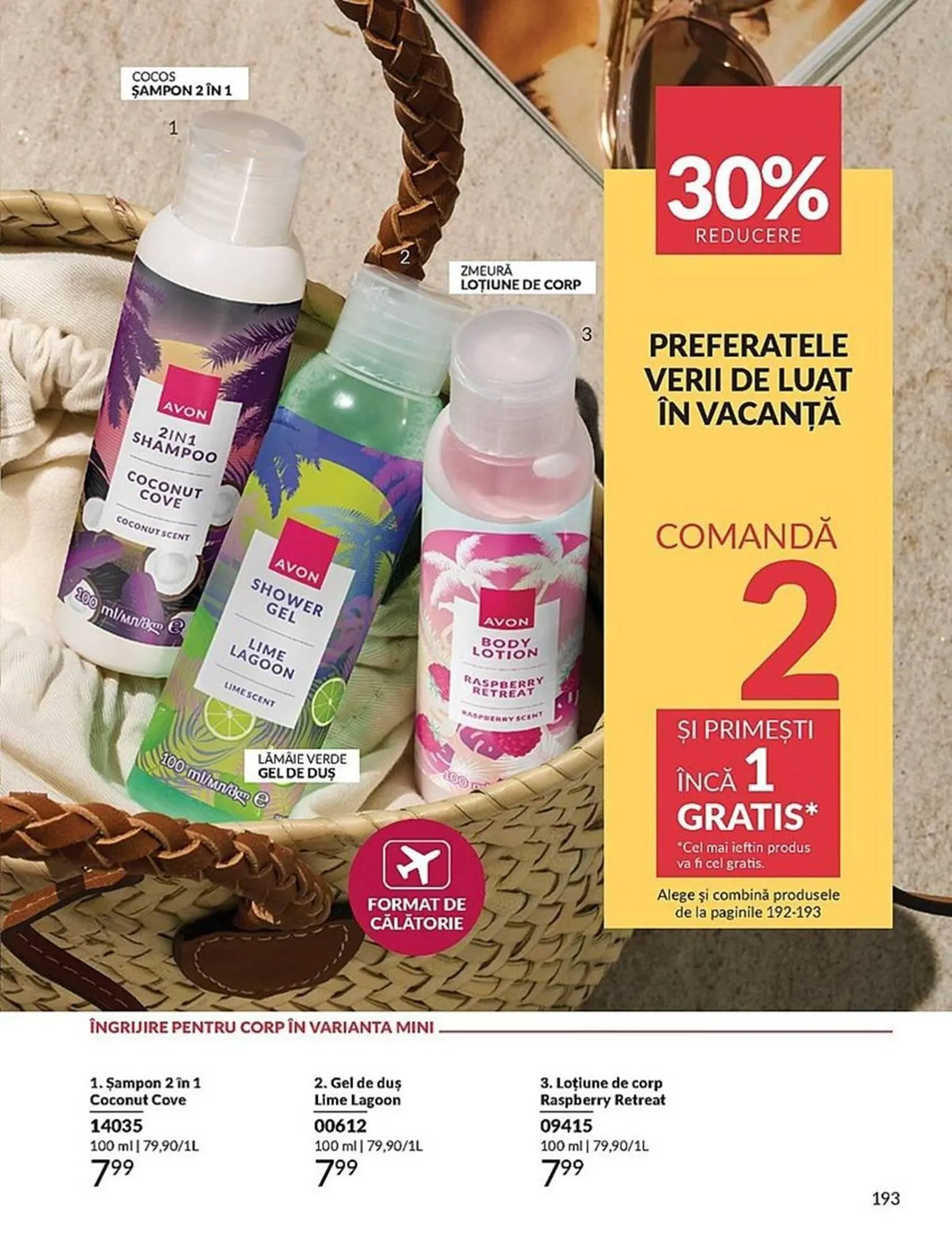 Catalog Catalog Avon de la 1 iulie până la 31 iulie 2025 - Revista Pagina 189