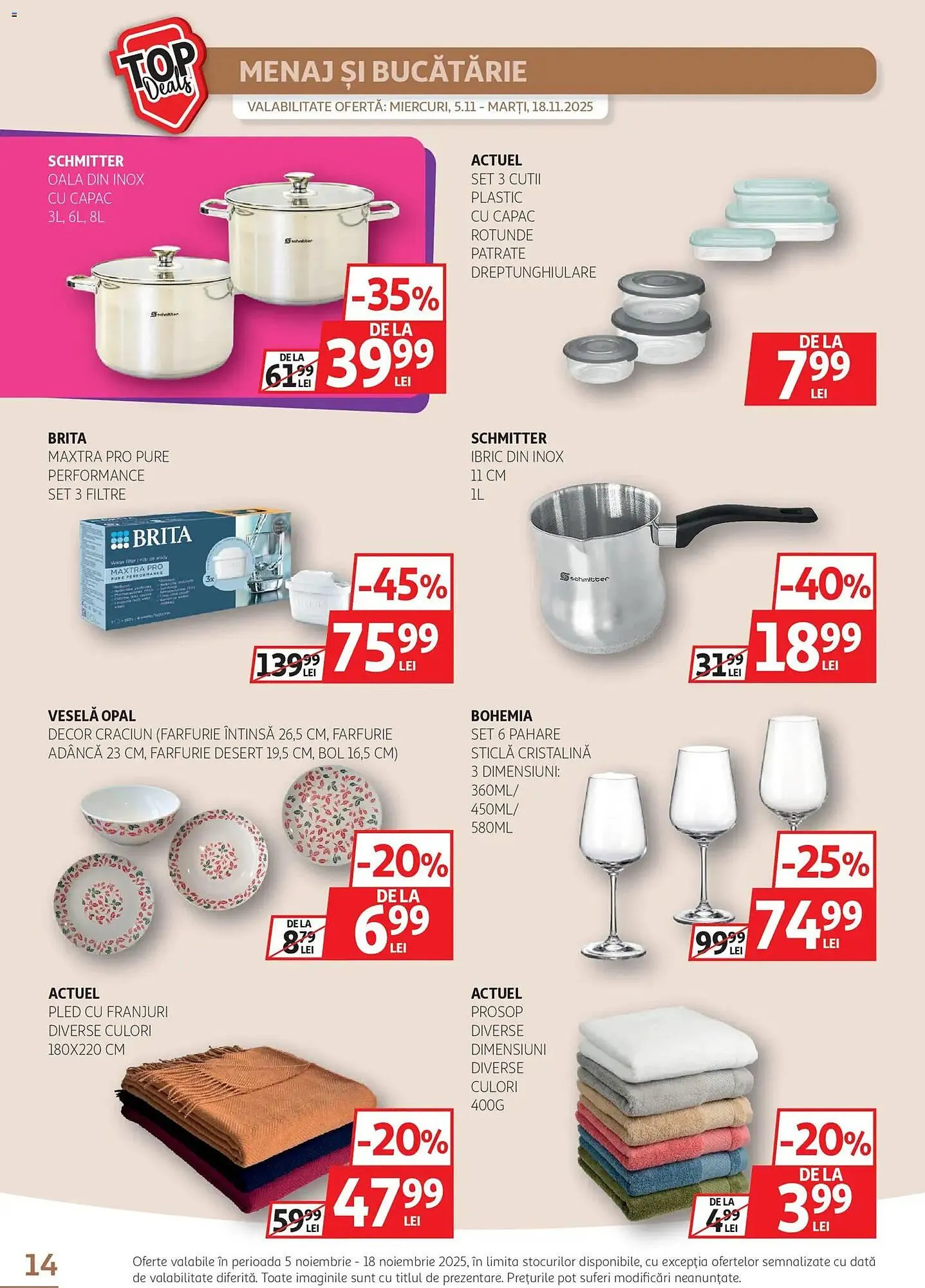 Catalog Catalog Auchan de la 5 noiembrie până la 18 noiembrie 2025 - Revista Pagina 14