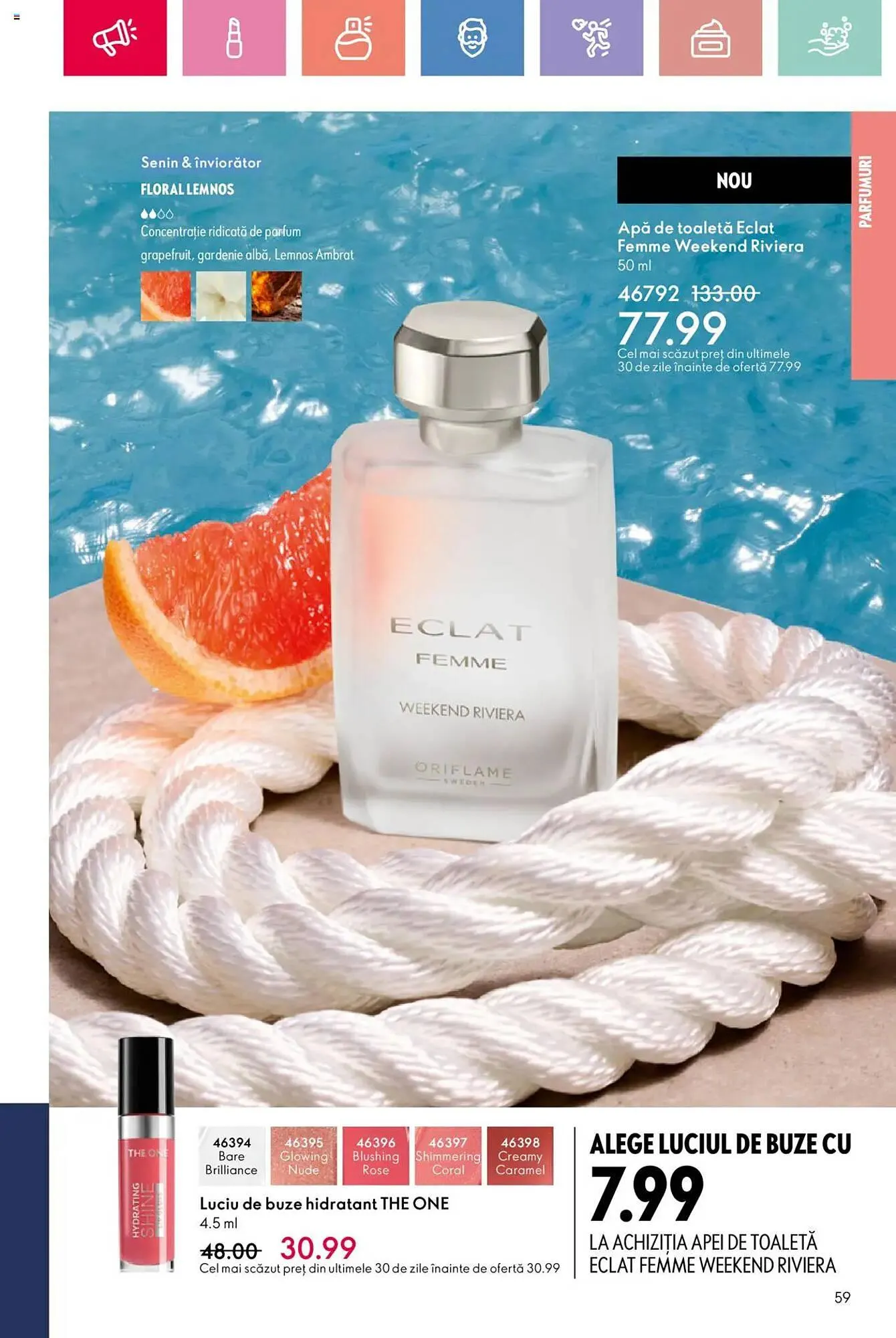 Catalog Catalog Oriflame de la 6 iulie până la 26 iulie 2025 - Revista Pagina 59