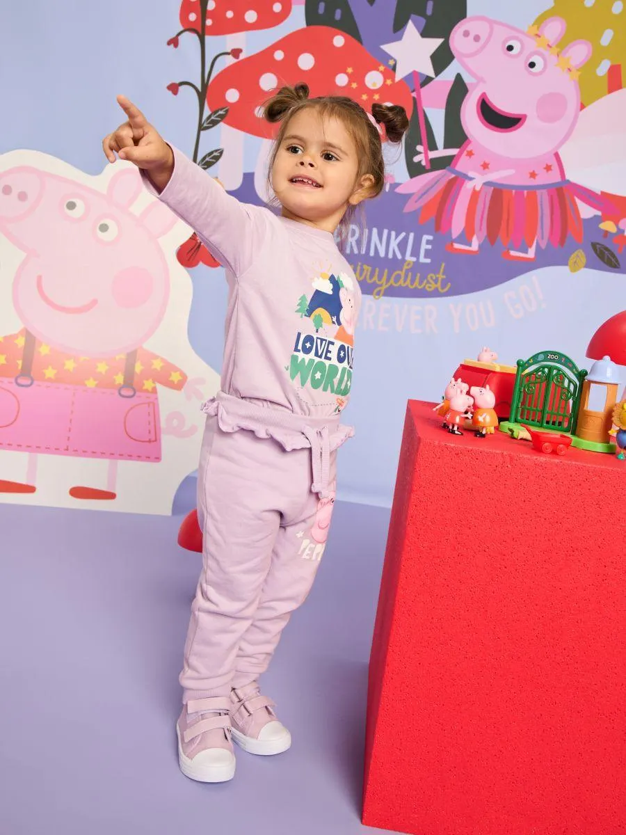 Tricou Peppa Pig cu mânecă lungă