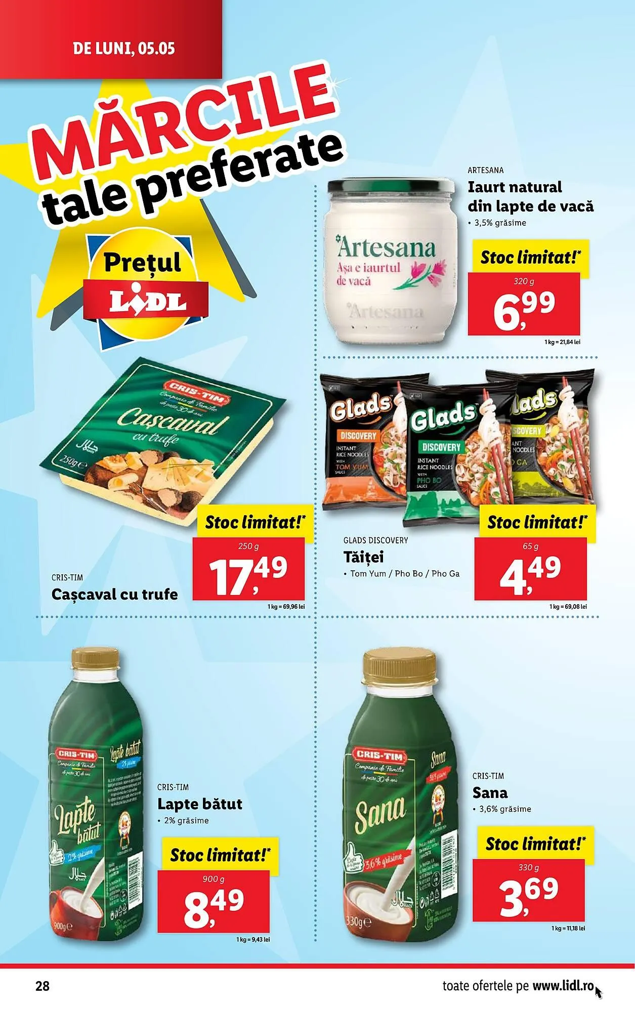 Catalog Catalog Lidl de la 5 mai până la 11 mai 2025 - Revista Pagina 28