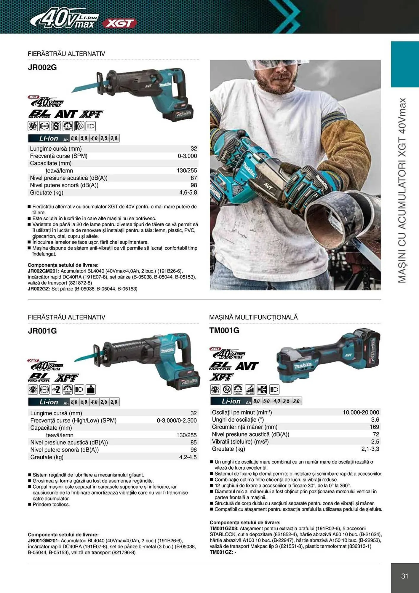 Catalog Catalog Makita de la 28 aprilie până la 31 decembrie 2026 - Revista Pagina 31