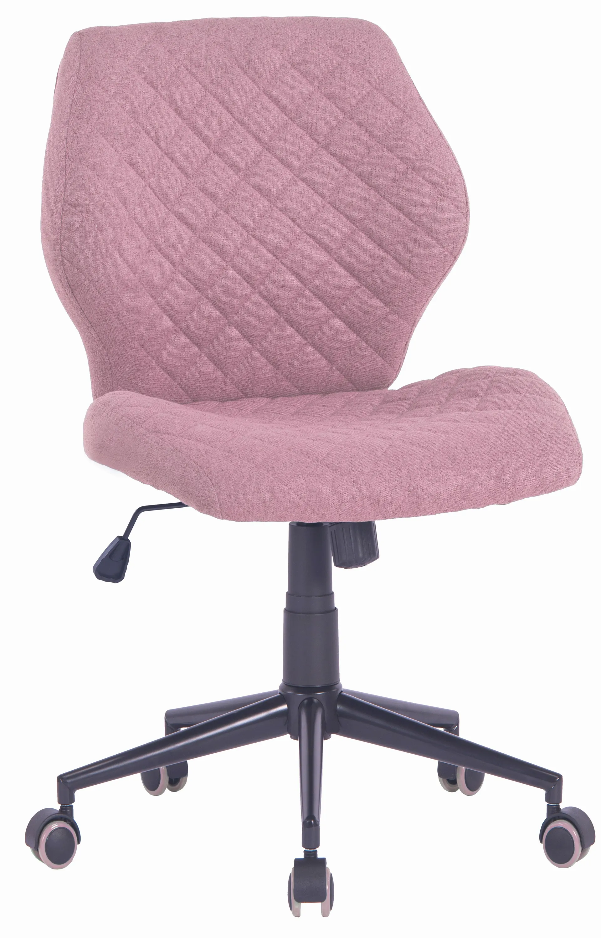 SCAUN ROTATIV in țesătură roz