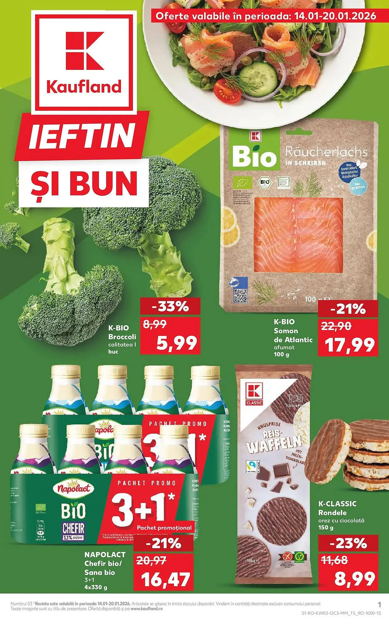 Catalog Catalog Kaufland de la 14 ianuarie până la 20 ianuarie 2026 - Revista Pagina 1