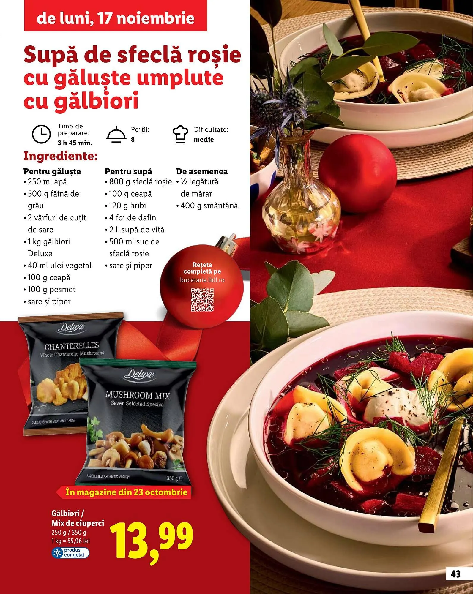 Catalog Catalog Lidl de la 15 octombrie până la 31 decembrie 2025 - Revista Pagina 43