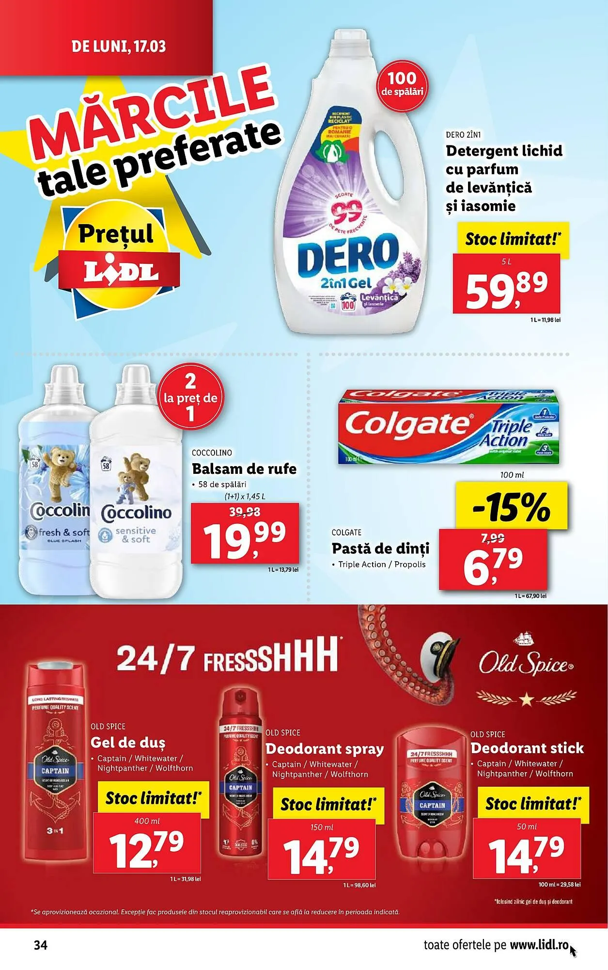 Catalog Catalog Lidl de la 17 martie până la 23 martie 2025 - Revista Pagina 34
