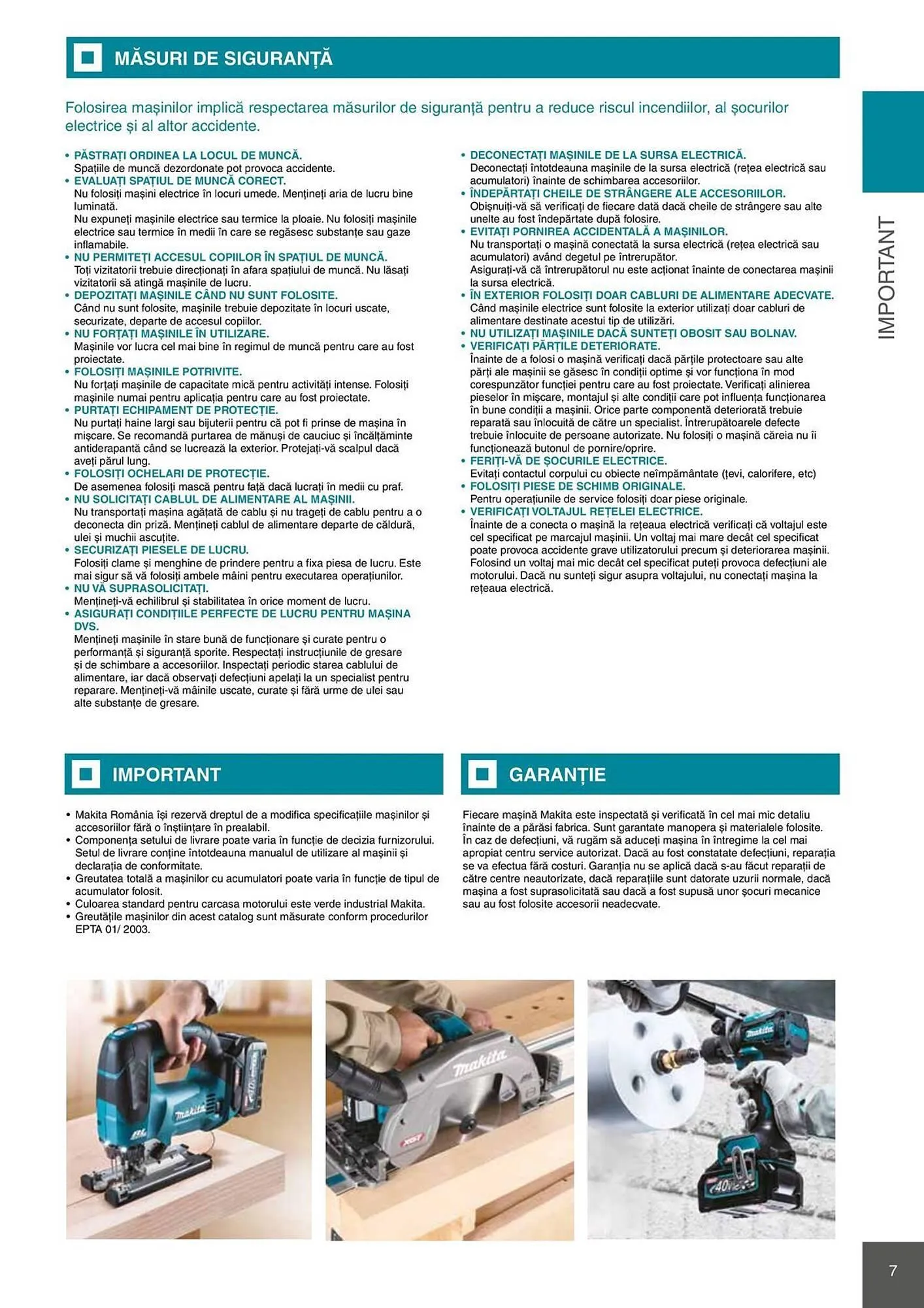 Catalog Catalog Makita de la 28 aprilie până la 31 decembrie 2026 - Revista Pagina 7