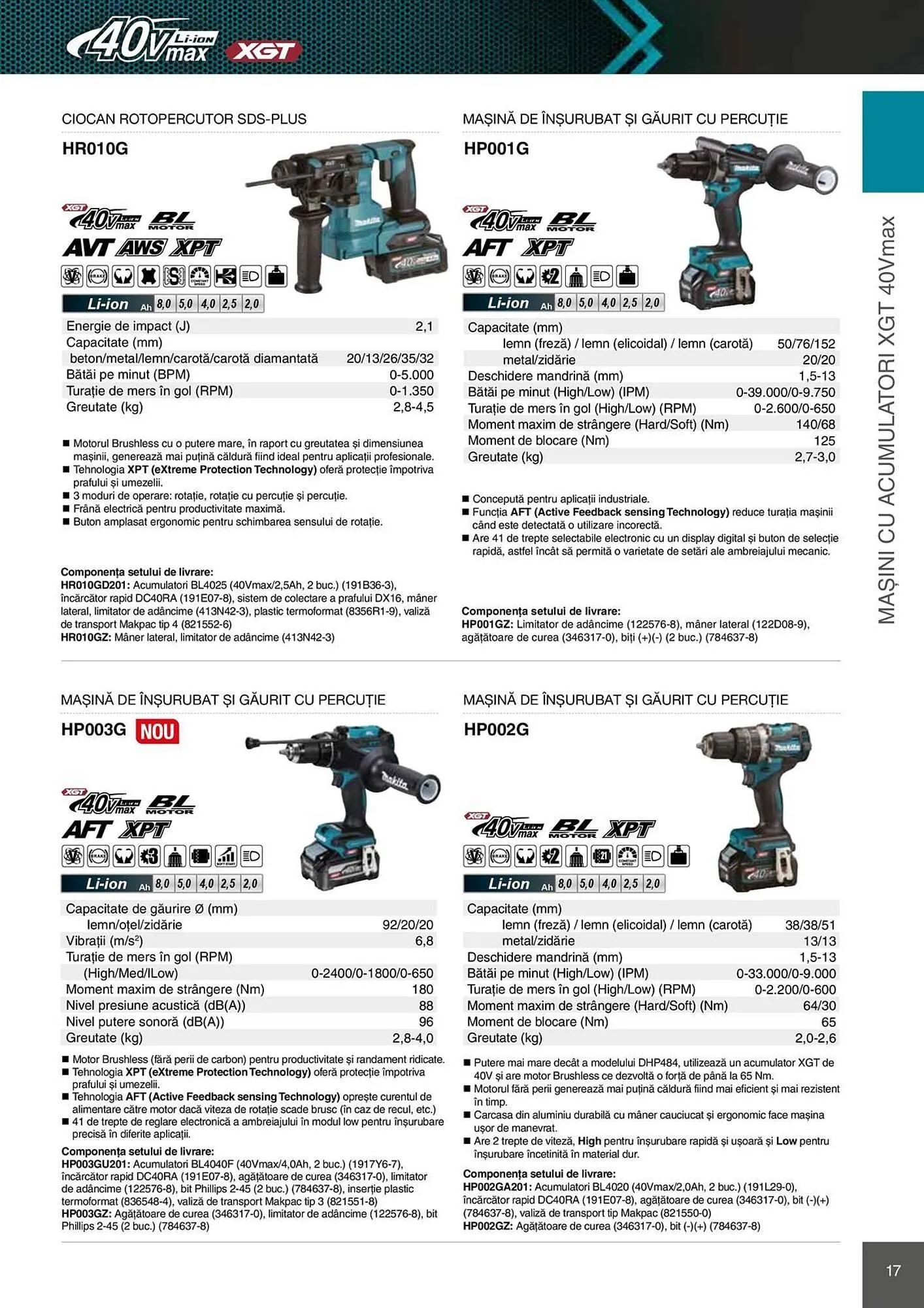 Catalog Catalog Makita de la 28 aprilie până la 31 decembrie 2026 - Revista Pagina 17