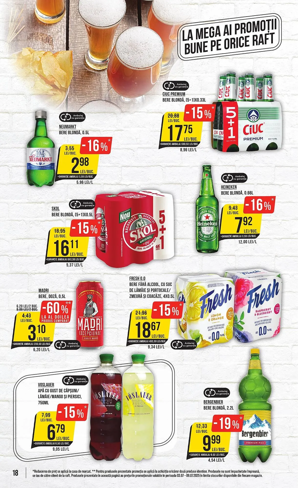 Catalog Catalog Mega Image de la 3 iulie până la 9 iulie 2025 - Revista Pagina 18