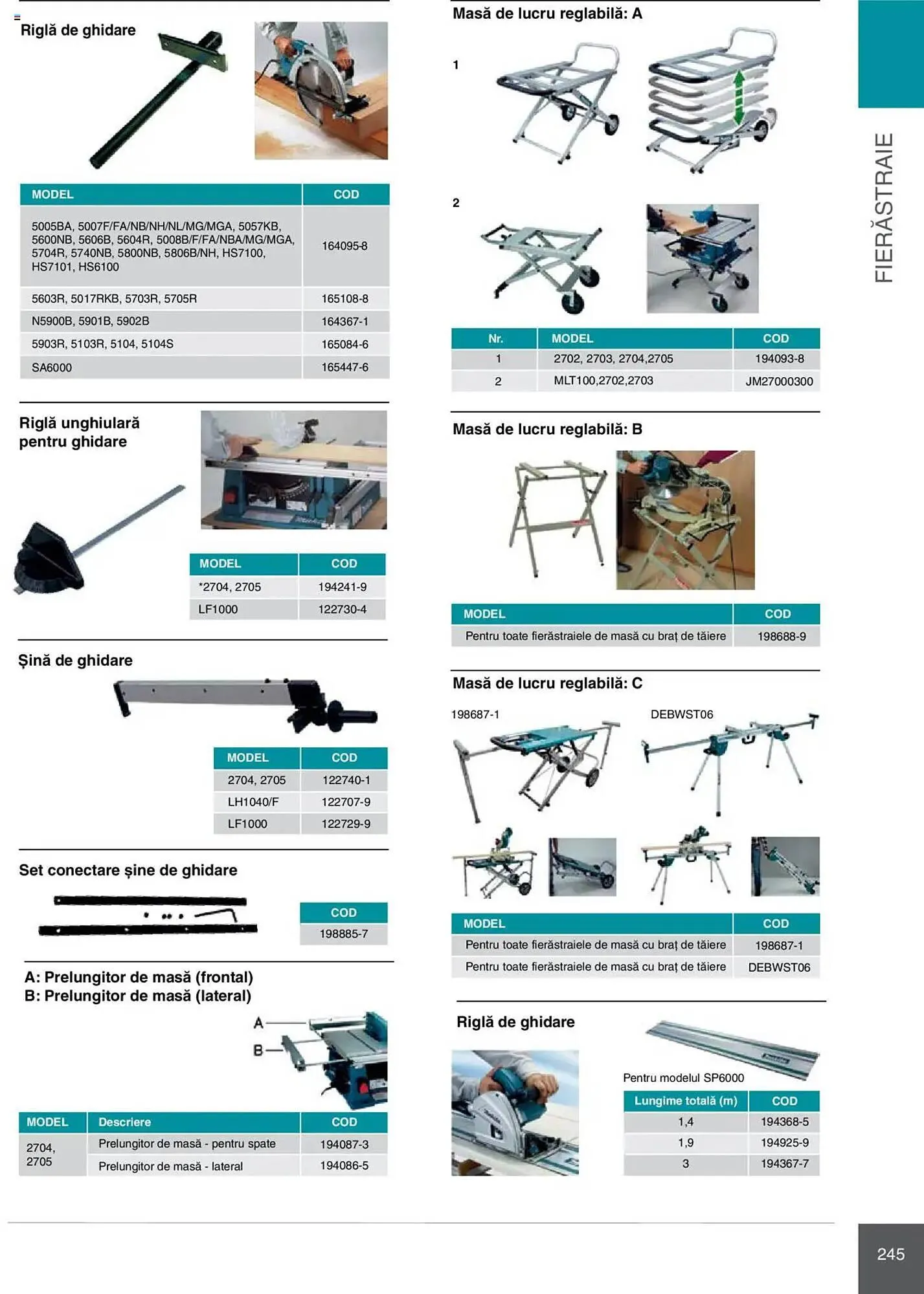 Catalog Catalog Makita de la 8 ianuarie până la 31 decembrie 2025 - Revista Pagina 245