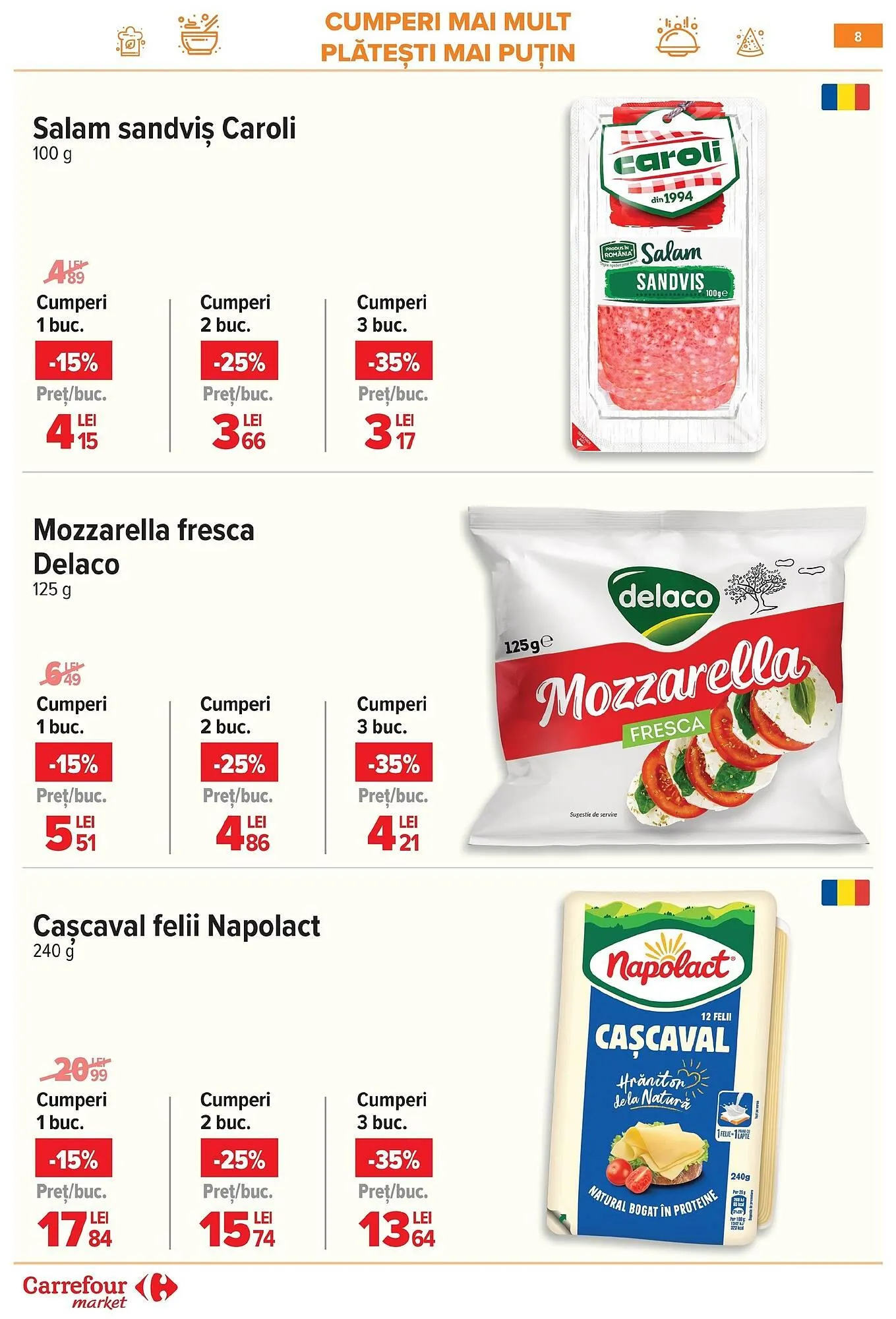 Catalog Catalog Carrefour Market de la 18 februarie până la 24 februarie 2026 - Revista Pagina 9