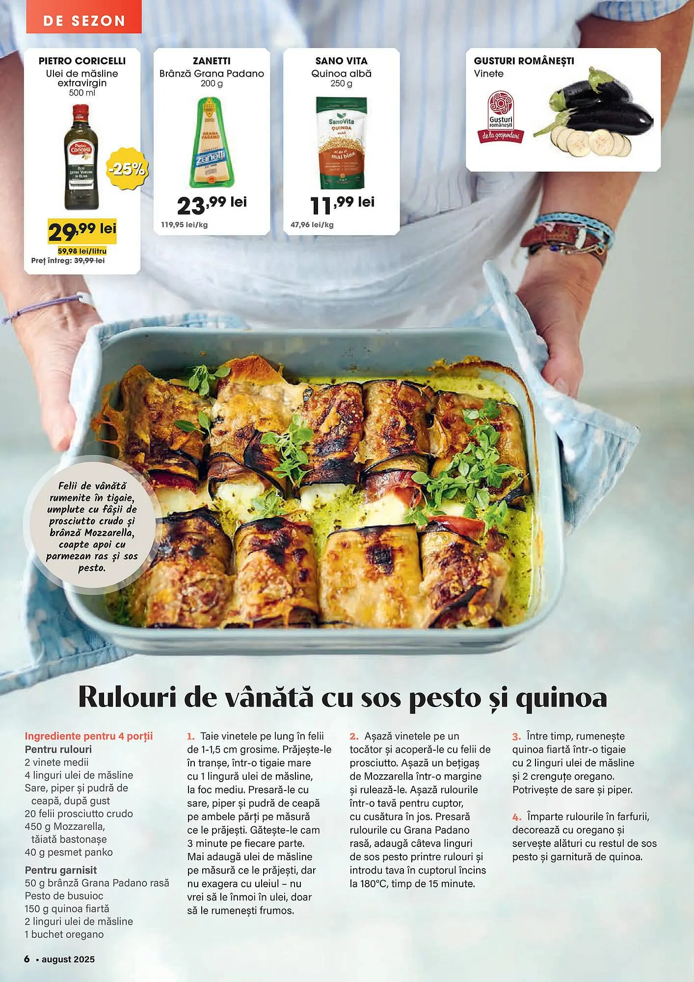 Catalog Catalog Mega Image de la 1 august până la 31 august 2025 - Revista Pagina 6