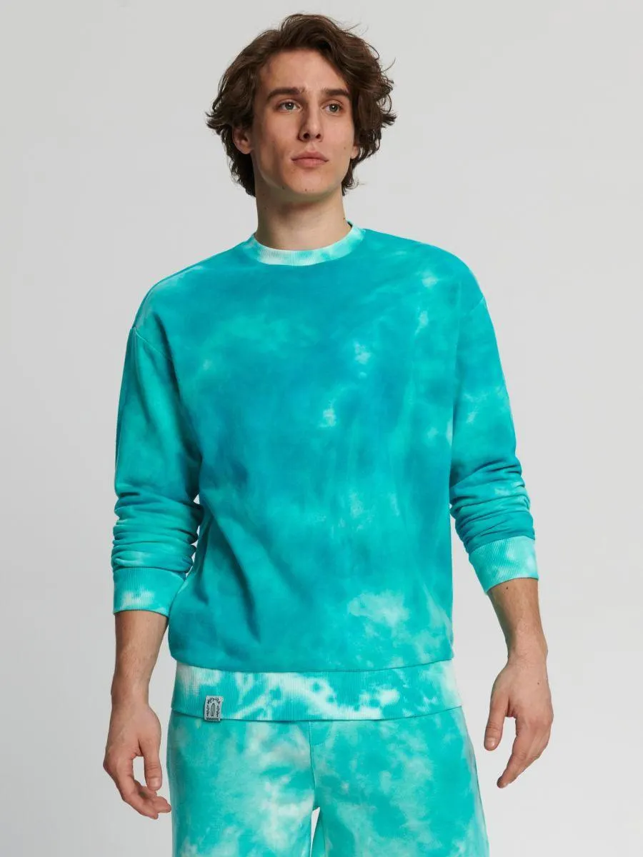 Bluză cu efect tie-dye