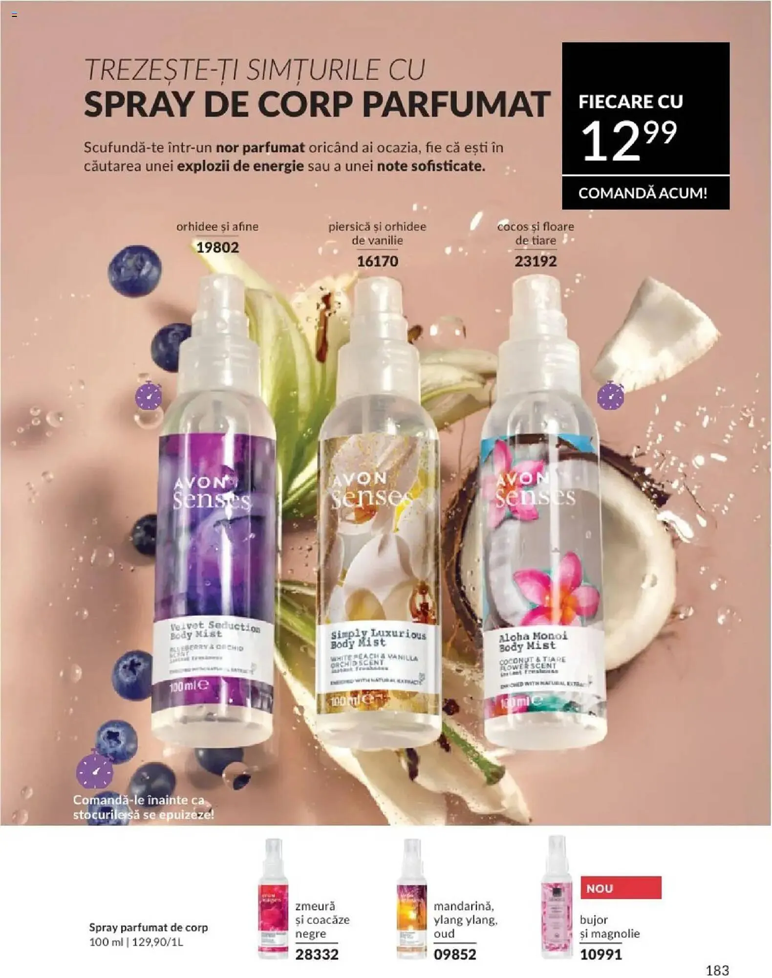 Catalog Catalog Avon de la 1 aprilie până la 30 aprilie 2025 - Revista Pagina 183