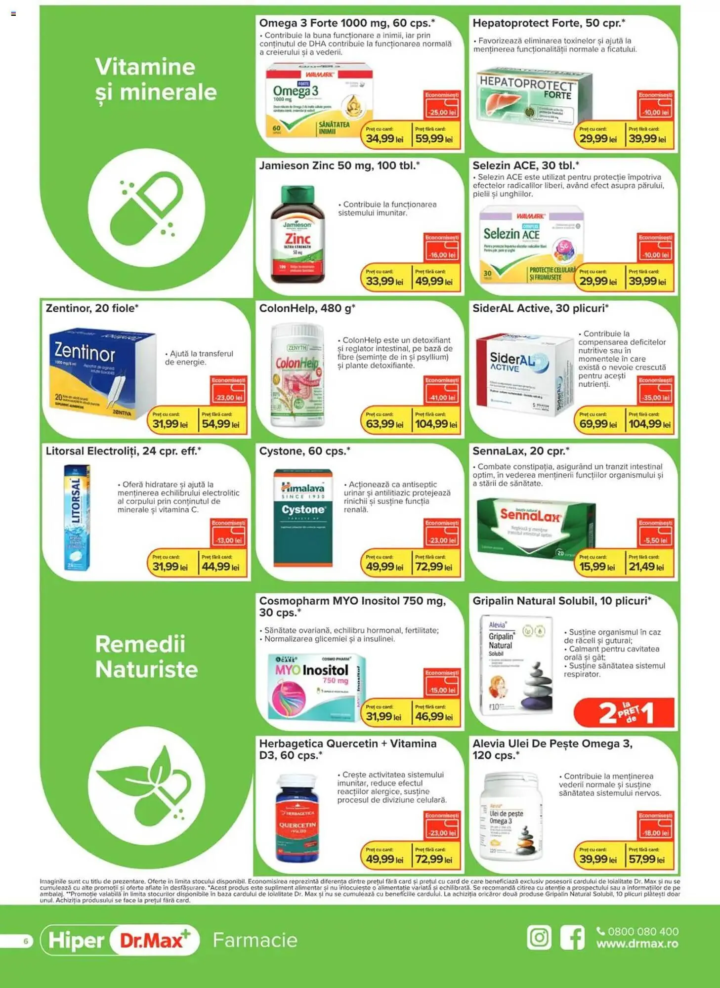 Catalog Catalog Dr.Max de la 1 ianuarie până la 31 ianuarie 2025 - Revista Pagina 6