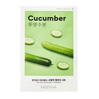 Masca pentru ten uscat cu extract de castravete, 19g, Missha