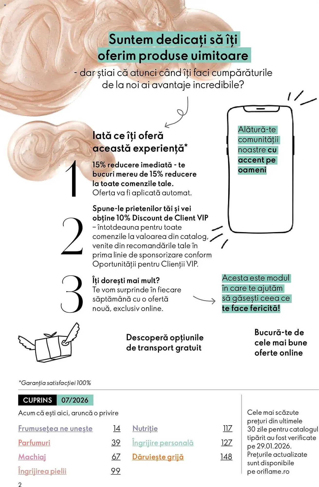 Catalog Catalog Oriflame de la 6 mai până la 26 mai 2026 - Revista Pagina 2