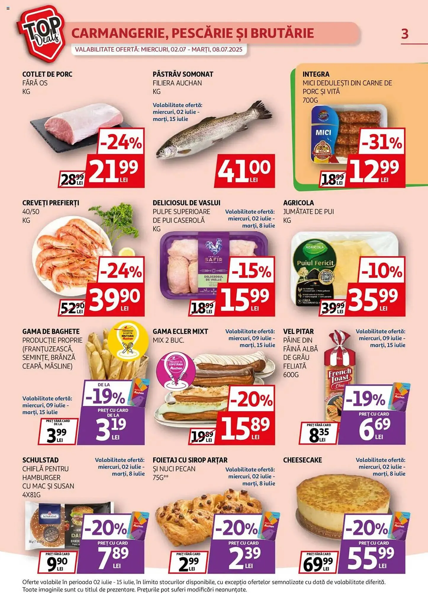 Catalog Catalog Auchan de la 1 iulie până la 15 iulie 2025 - Revista Pagina 3