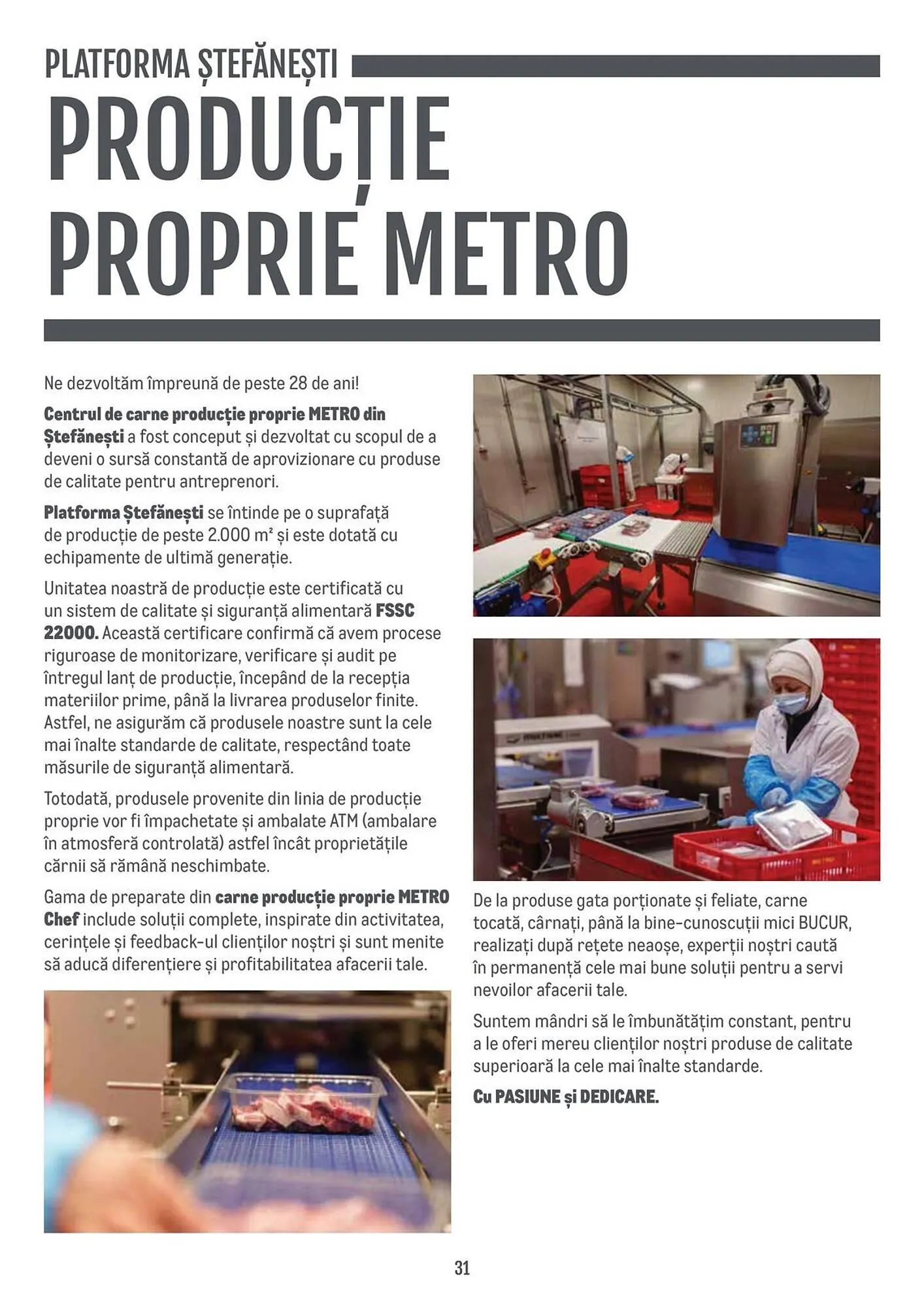 Catalog Catalog Metro de la 9 aprilie până la 31 decembrie 2025 - Revista Pagina 31