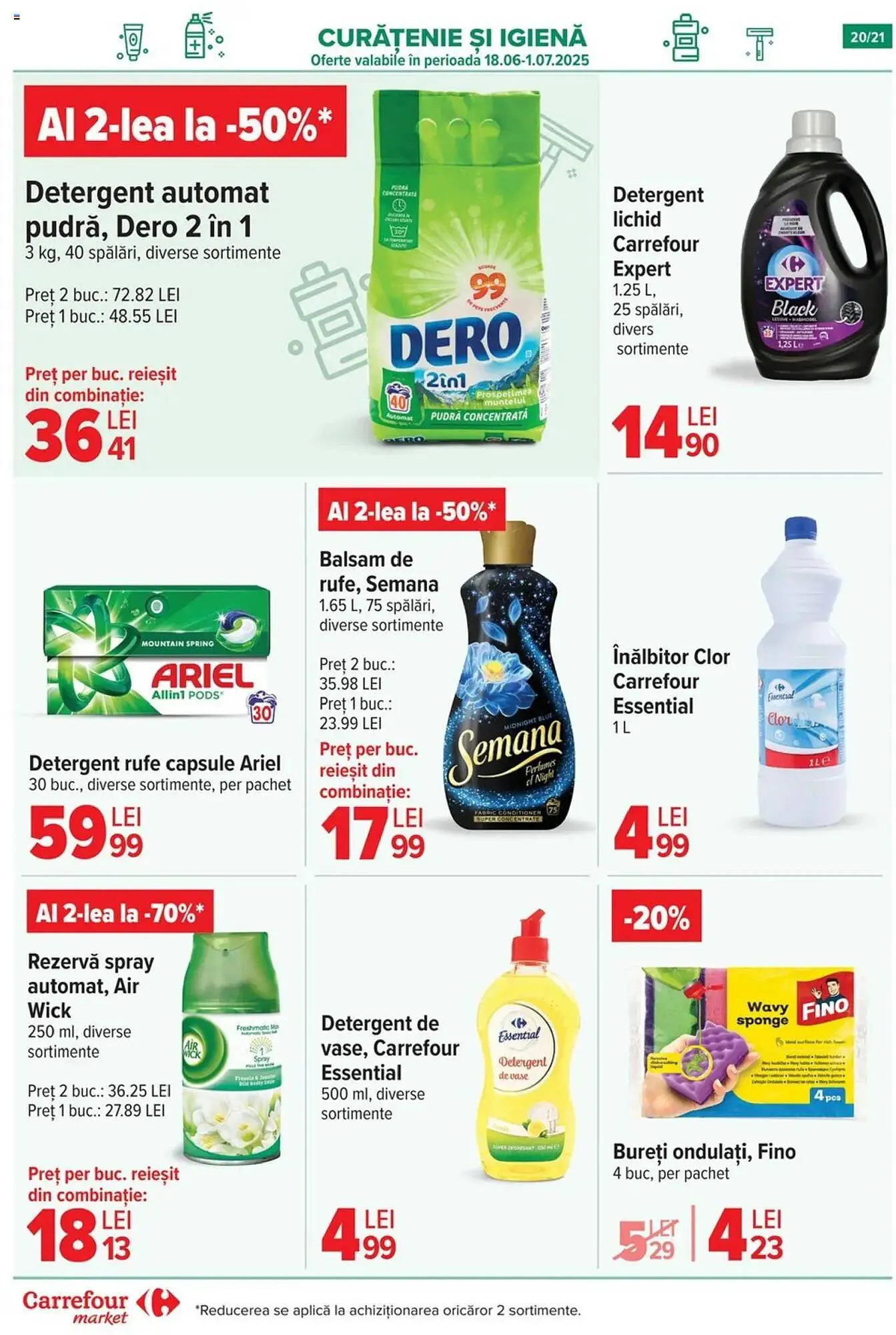 Catalog Catalog Carrefour Market de la 25 iunie până la 1 iulie 2025 - Revista Pagina 20